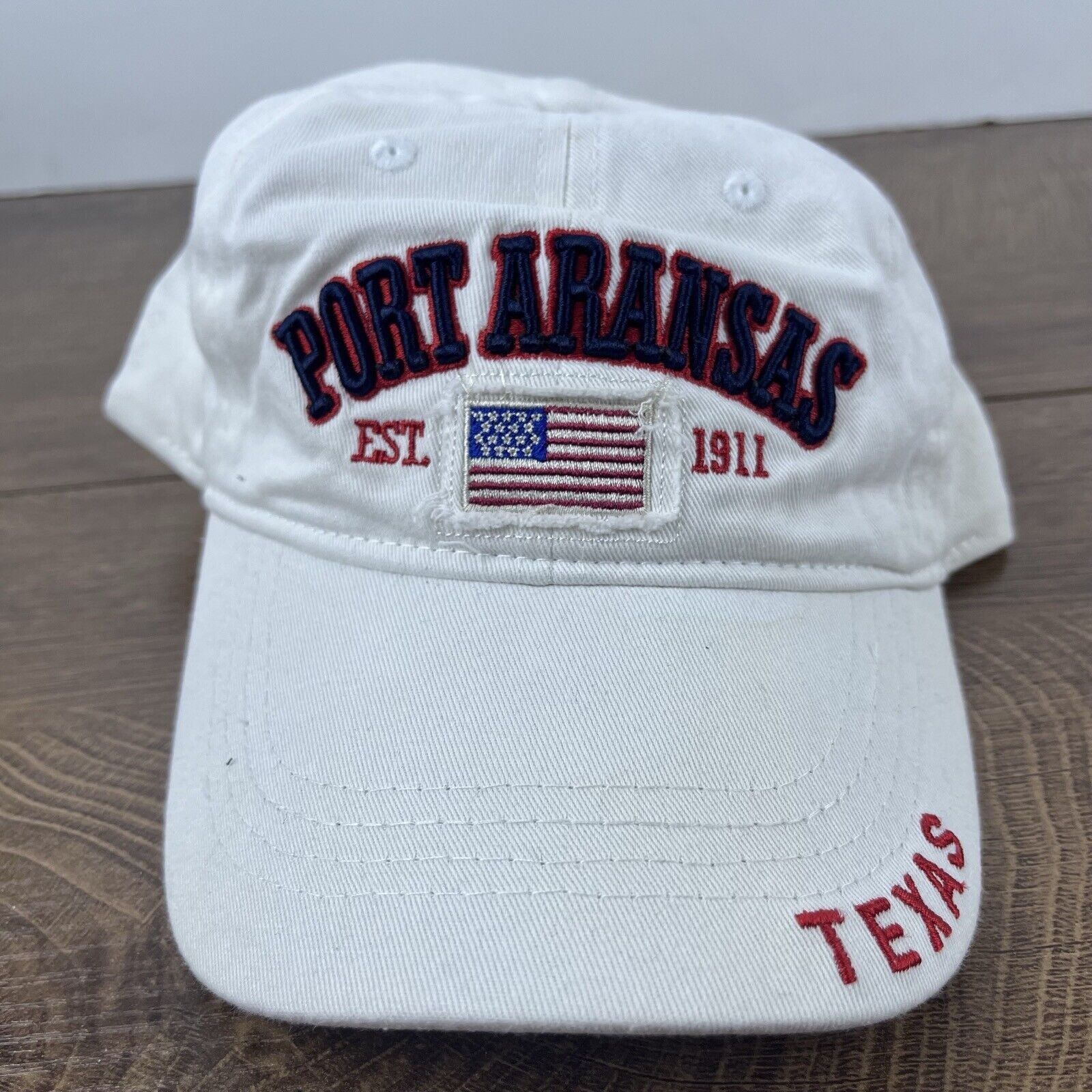 Other Port Aransas Texas Hat White Cap Hat Adjustable Hat White Ad Size ONE SIZE - 4 Thumbnail