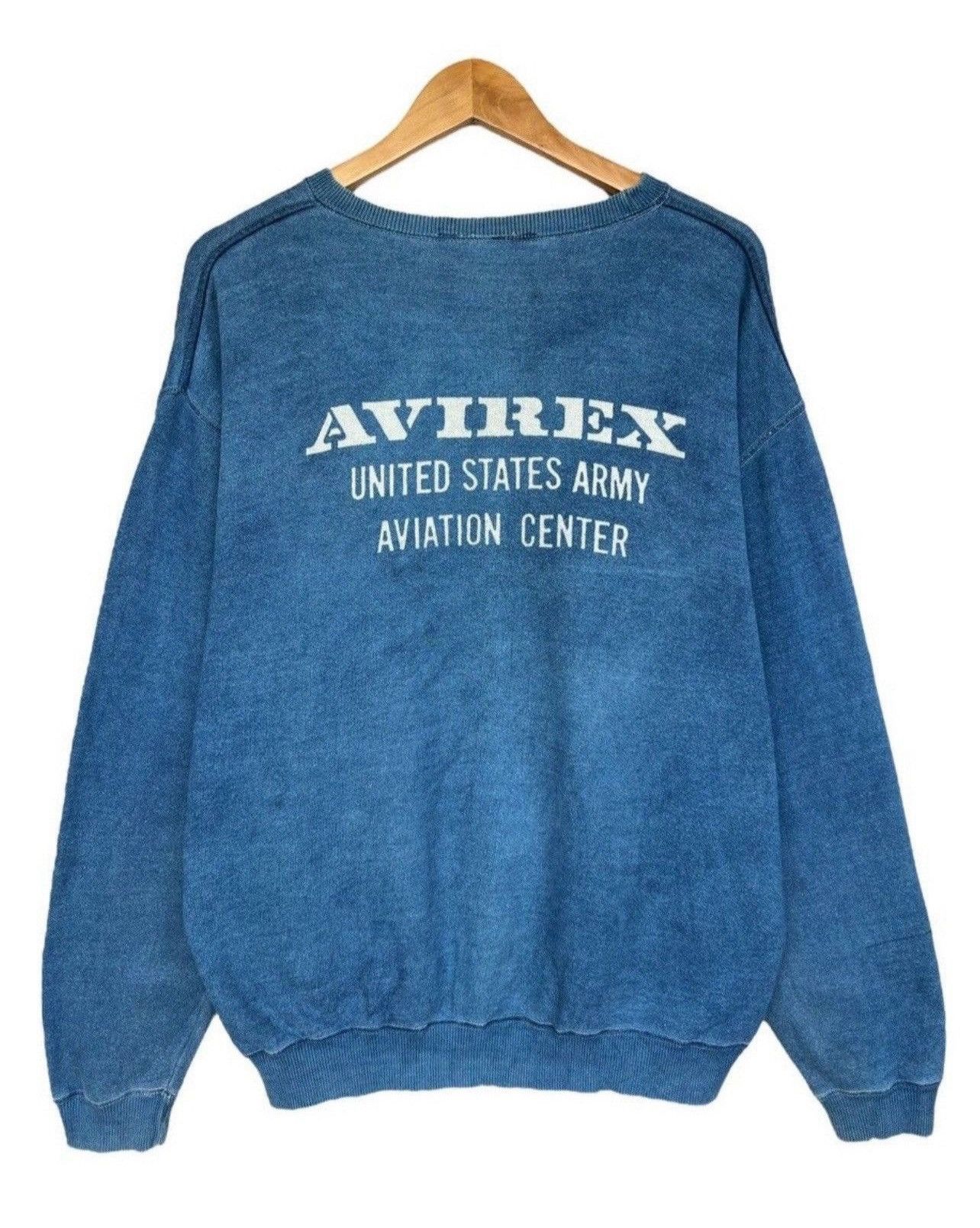 Avirex Vintage 90s USN Avirex Spellout Sweatshirt Crewneck Large Size US L / EU 52-54 / 3 - 3 Thumbnail