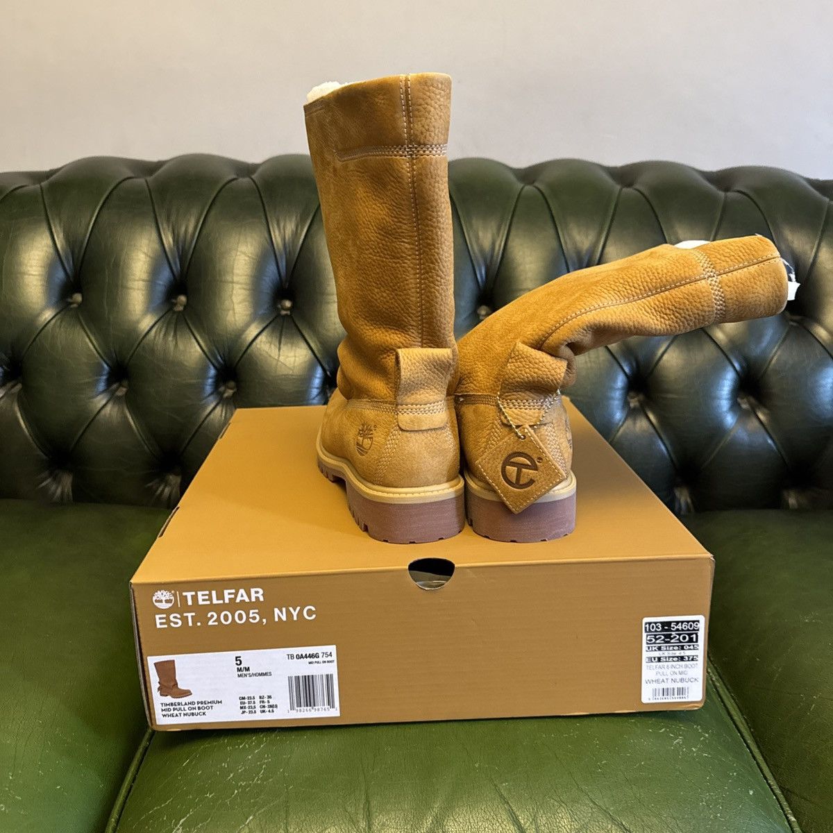 Timberland Timberland x telfar mid boot in wheat uk 4.5 us 5 Size US 7 / IT 37 - 3 Thumbnail