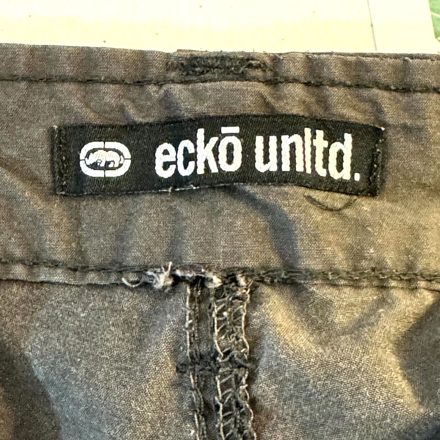 Ecko Unltd. Ecko Unltd Shorts Men 40 Dark Gray Cotton Utility Pockets Streetwear Cargo Size US 40 / EU 56 - 4 Thumbnail