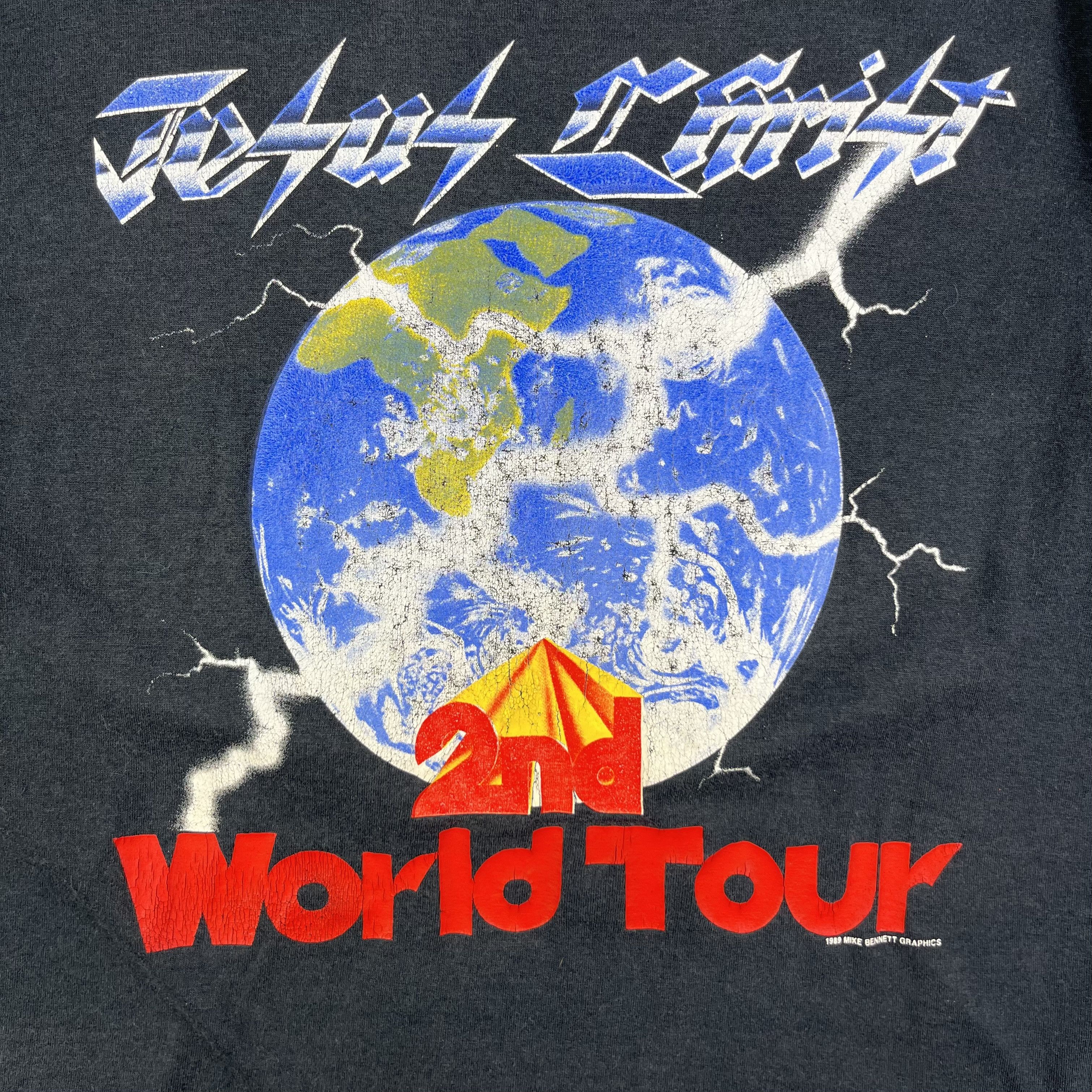Vintage RARE!! Vintage 80s Jesus Christ 2nd World Tour Black T Shirt Size US M / EU 48-50 / 2 - 4 Thumbnail