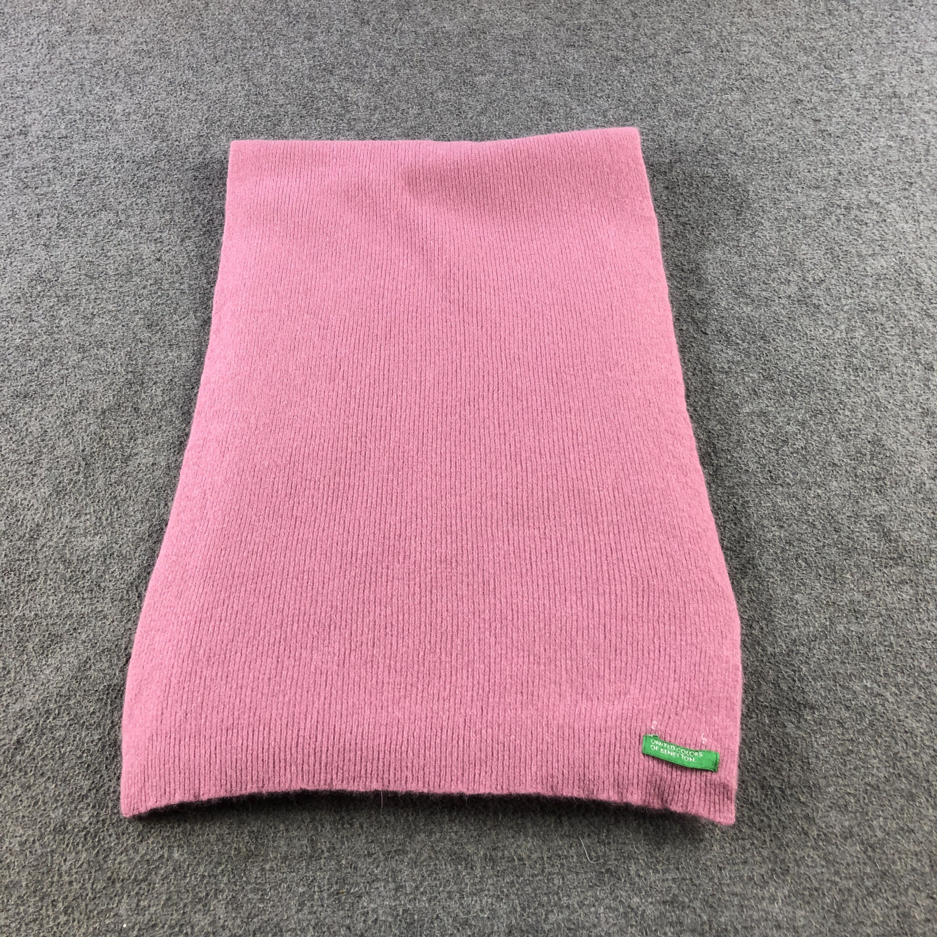 United Colors Of Benetton United Colors of Benetton Wool Scarf Muffler V2868 Size ONE SIZE - 2 Thumbnail