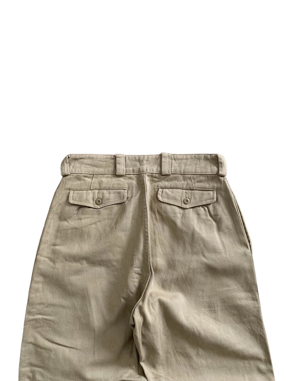 Vintage Vintage French Army Military Khaki Trousers Size US 33 - 8 Thumbnail