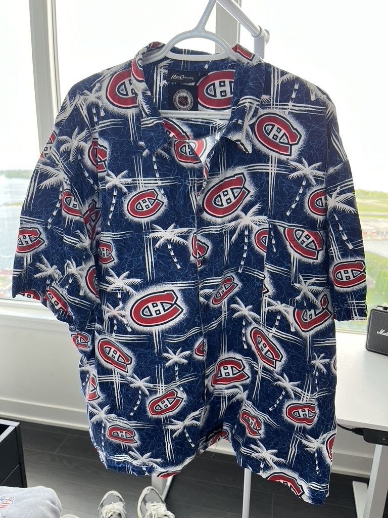 Vintage Vintage NHL Canadiens Button Up Size US XXL / EU 58 / 5 - 1 Thumbnail