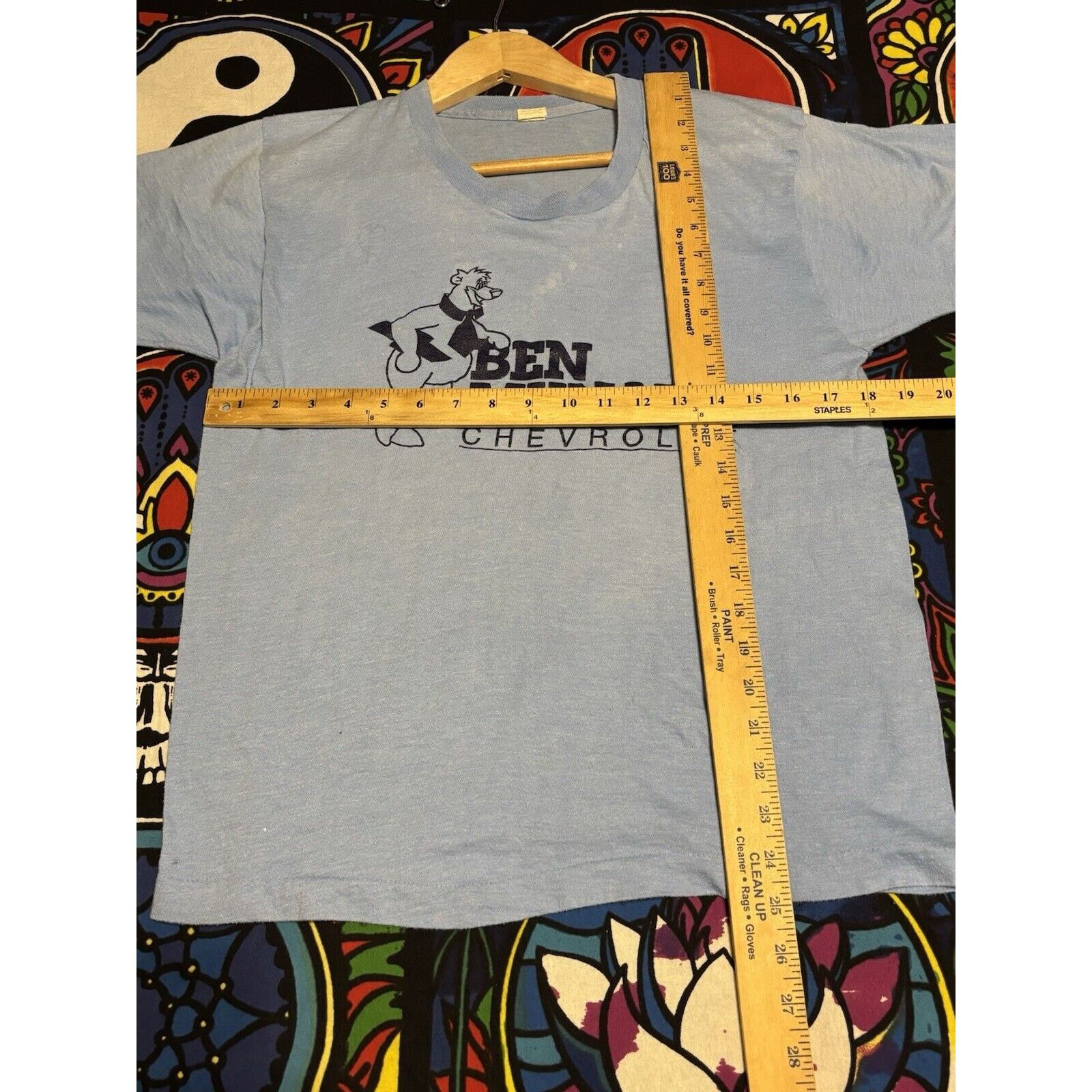 Other vintage 70s 80s thin Ben Mynatt Chevrolet car T-shirt rare L Size US L / EU 52-54 / 3 - 5 Thumbnail