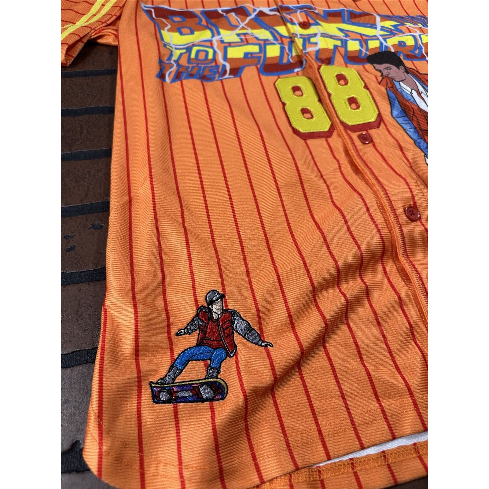 Other BACK TO THE FUTURE Baseball Jersey ~Never Worn~L XL 2XL Size US L / EU 52-54 / 3 - 3 Thumbnail