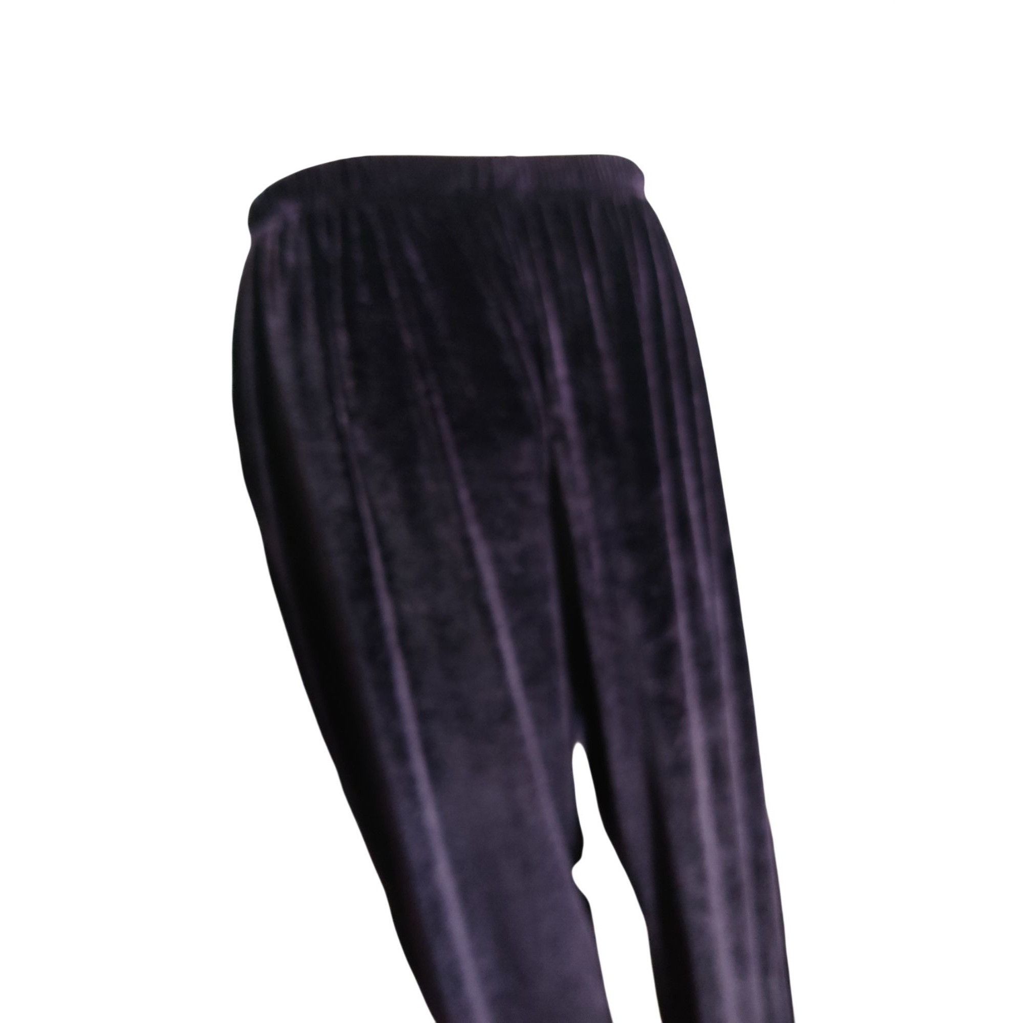 Coldwater Creek Coldwater Creek XL Womens Deep Purple Velour Pants Vintage P Size 35" - 10 Thumbnail