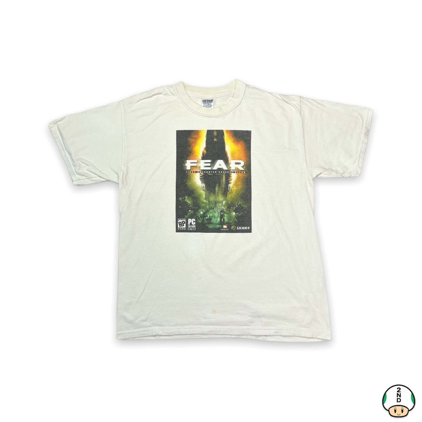 Playstation VTG 2005 FEAR T Shirt First Encounter Assault Recon Game Tee Size US L / EU 52-54 / 3 - 1 Thumbnail