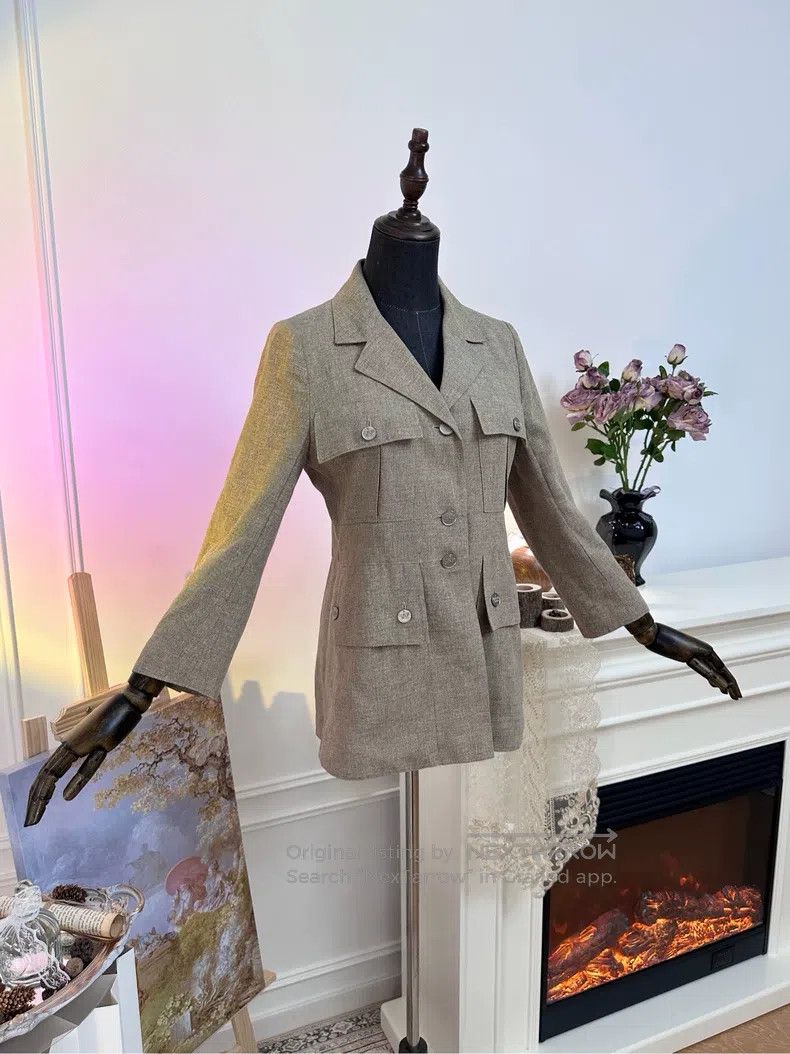 Chanel Chanel Vintage casual linen suit jacket Size XS / US 0-2 / IT 36-38 - 4 Thumbnail