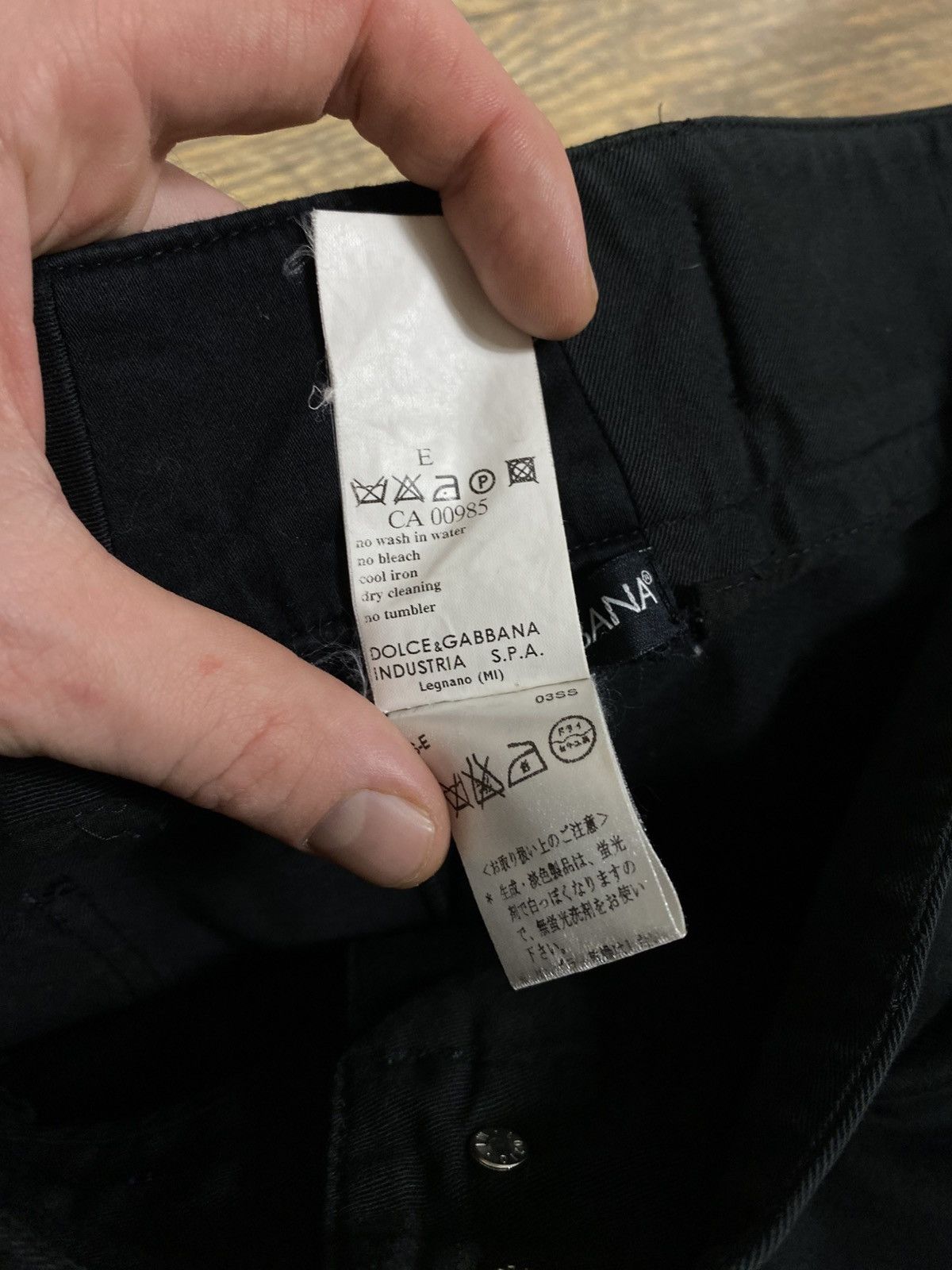 Dolce & Gabbana Archive Dolce & Gabbana SS2003 "DG" Logo Buckle Pants Size 30" / US 8 / IT 44 - 7 Thumbnail