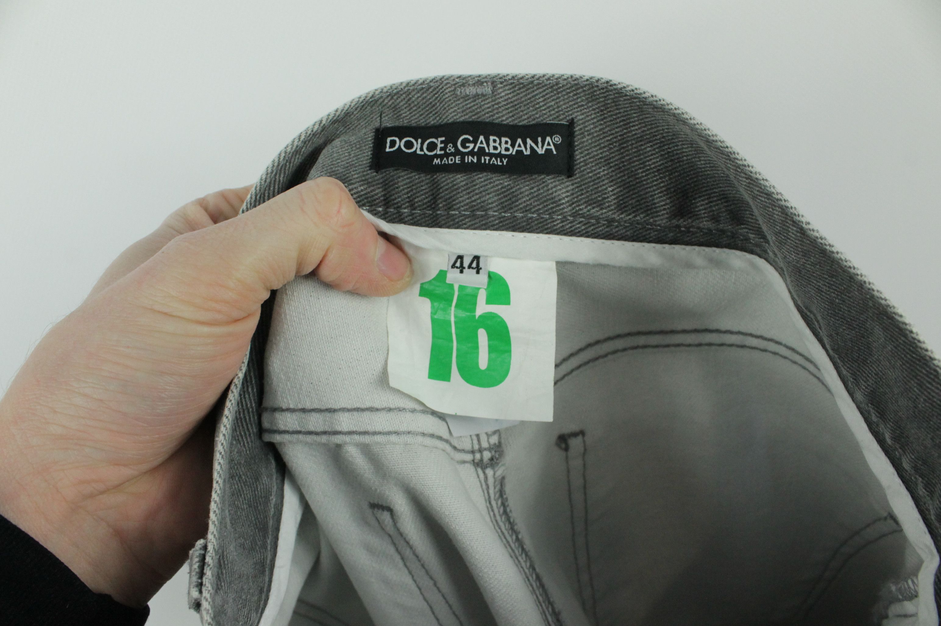 Dolce & Gabbana Dolce & Gabbana Straight Fit Gray Denim Jeans Men's Size US 28 / EU 44 - 8 Thumbnail