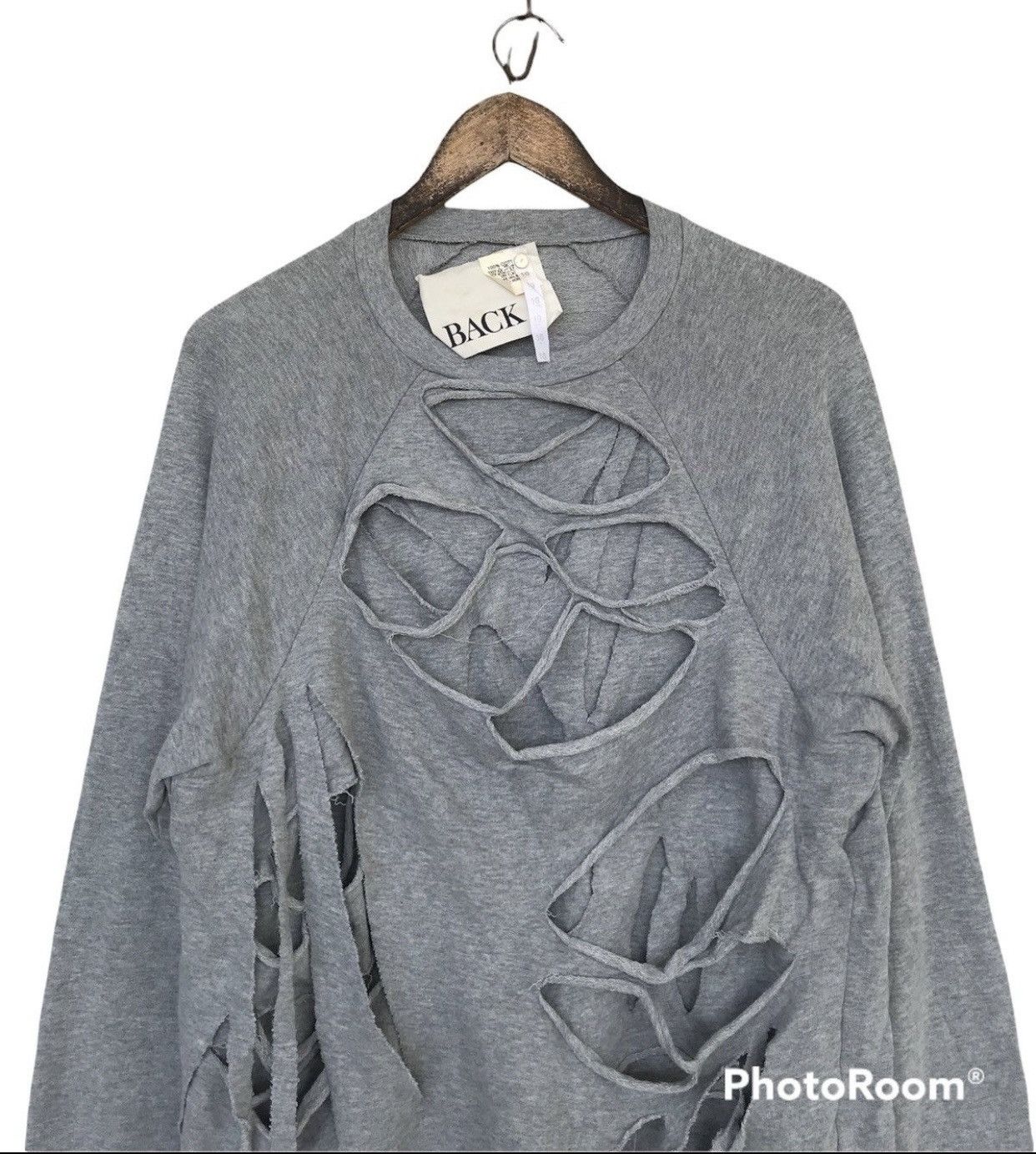 Designer × Japanese Brand 💥Japanese Back Distressed Shirt Size US M / EU 48-50 / 2 - 2 Thumbnail