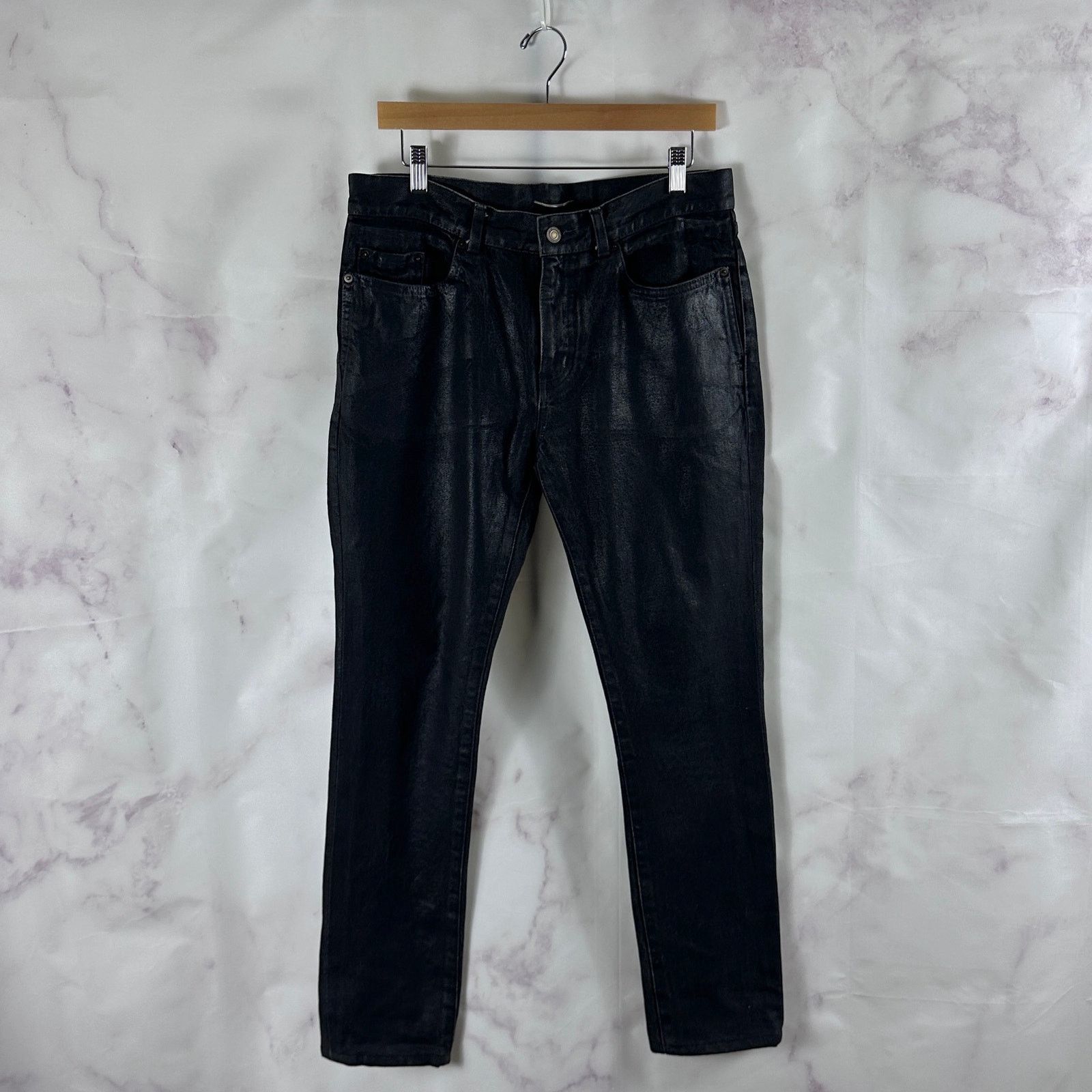 Saint Laurent Paris Saint Laurent D02 M/SK-LW Men's Skinny Jeans