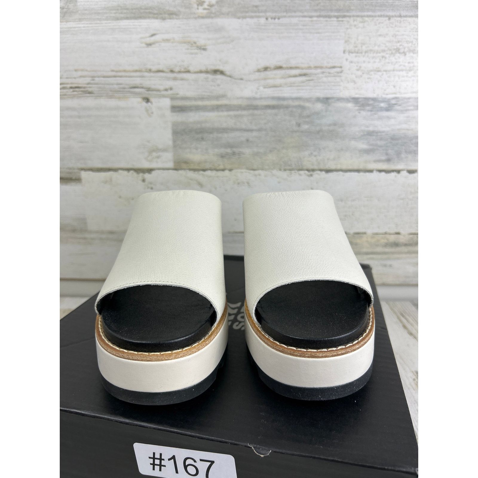 SOREL Sorel Joanie iv leather slide wedge cream womens 11 sandal Size US 11 / IT 41 - 2 Thumbnail