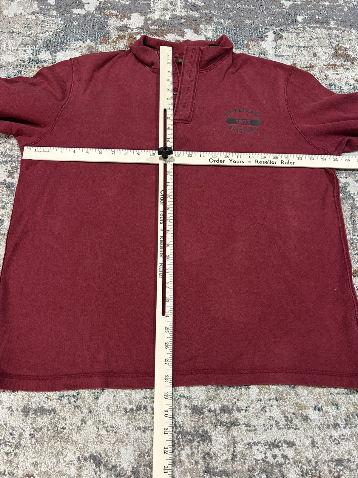 Vintage Vintage Timberland Weathergear Red Collared Sweatshirt Size US XL / EU 56 / 4 - 5 Thumbnail