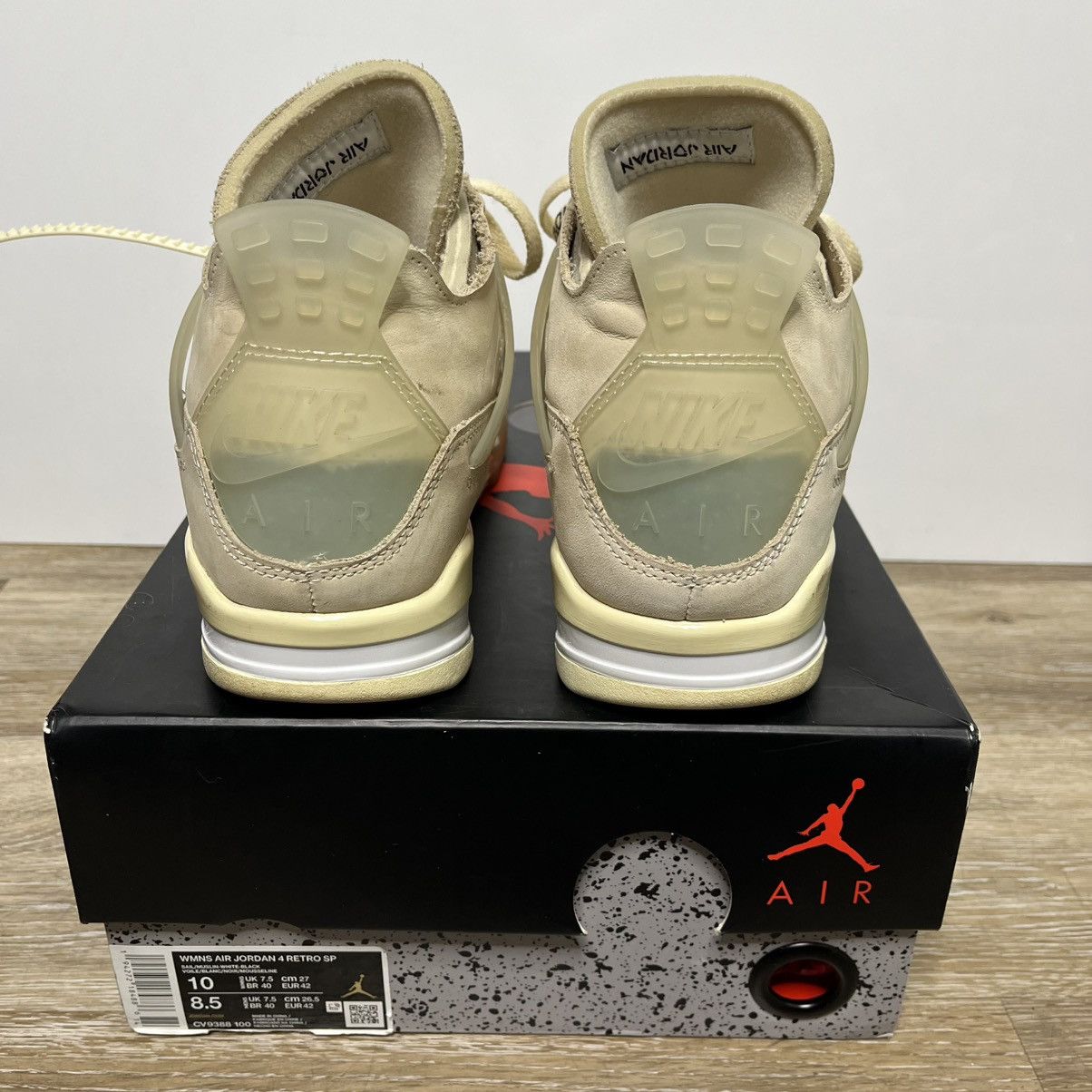 Jordan Brand × Off-White sail off-white 4s Size US 8.5 / EU 41-42 - 5 Thumbnail