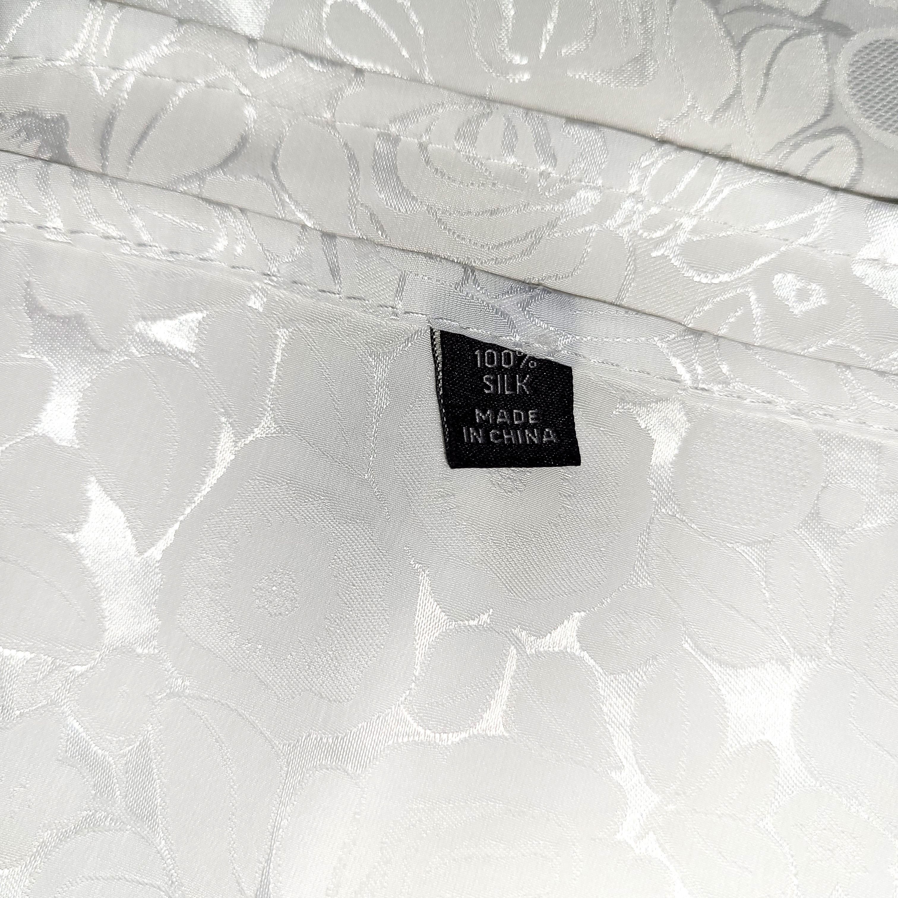 Other NWT Double Sided Silk Scarf 52"x52" Large Square Wrap 3021 Size ONE SIZE - 4 Thumbnail