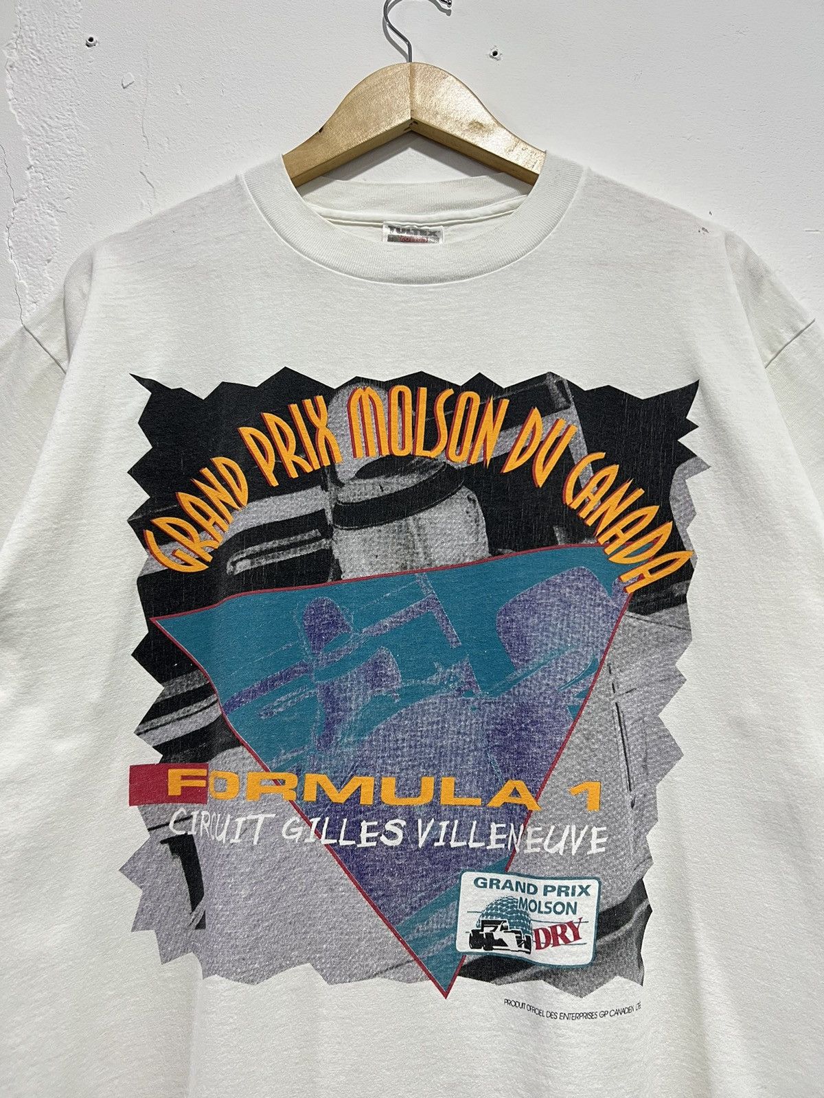 Formula 1 × Vintage Vintage 90’s Formula 1 Grand Prix Molson Du Canada Tshirt Size US L / EU 52-54 / 3 - 2 Thumbnail