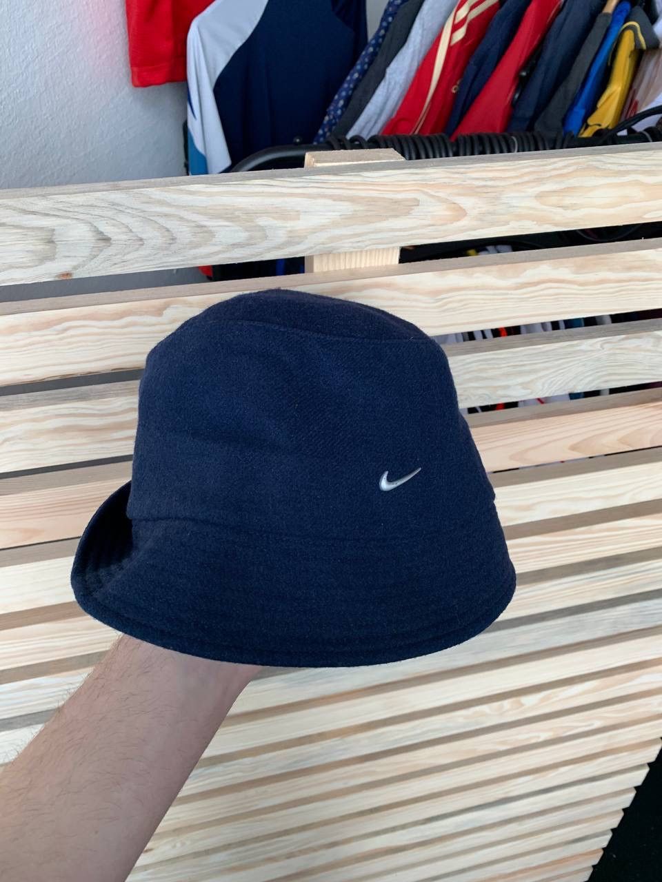 Nike × Vintage Vintage wool bucket hat Nike 98’s Size ONE SIZE - 4 Thumbnail