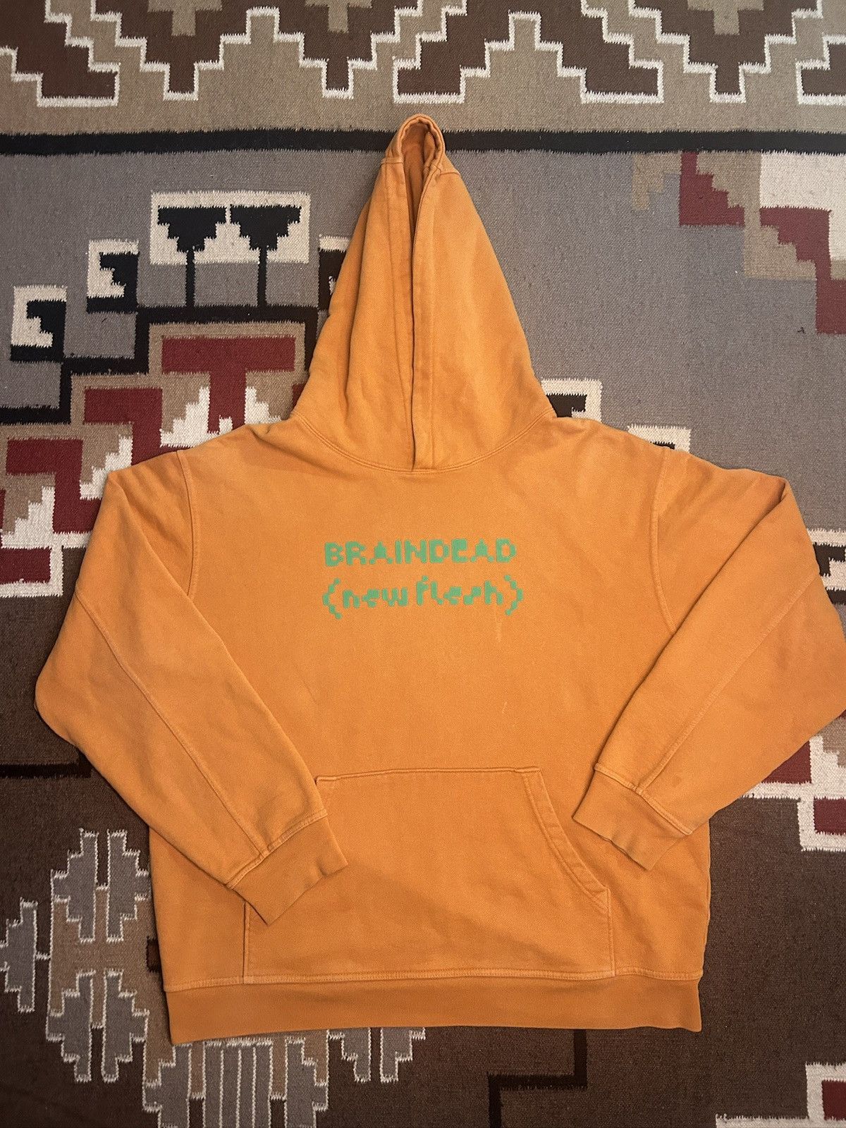 Brain Dead Odd Friends Reverse Fleece Hoodie - Eggplant | Grailed