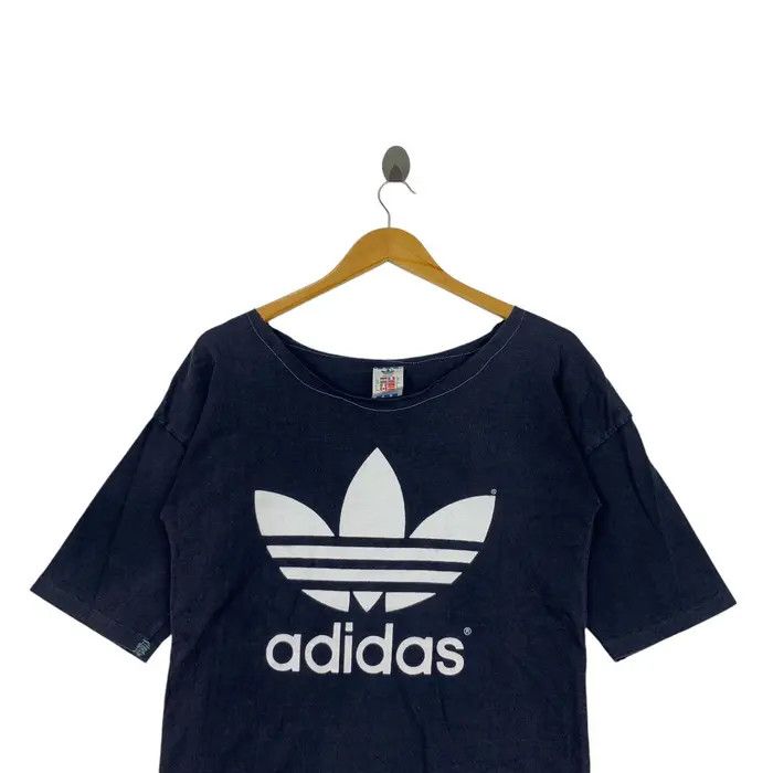 Adidas Vintage 90’ ADIDAS ORIGINALS TREFOIL Double Sided Tee Shirt Size M / US 6-8 / IT 42-44 - 3 Thumbnail