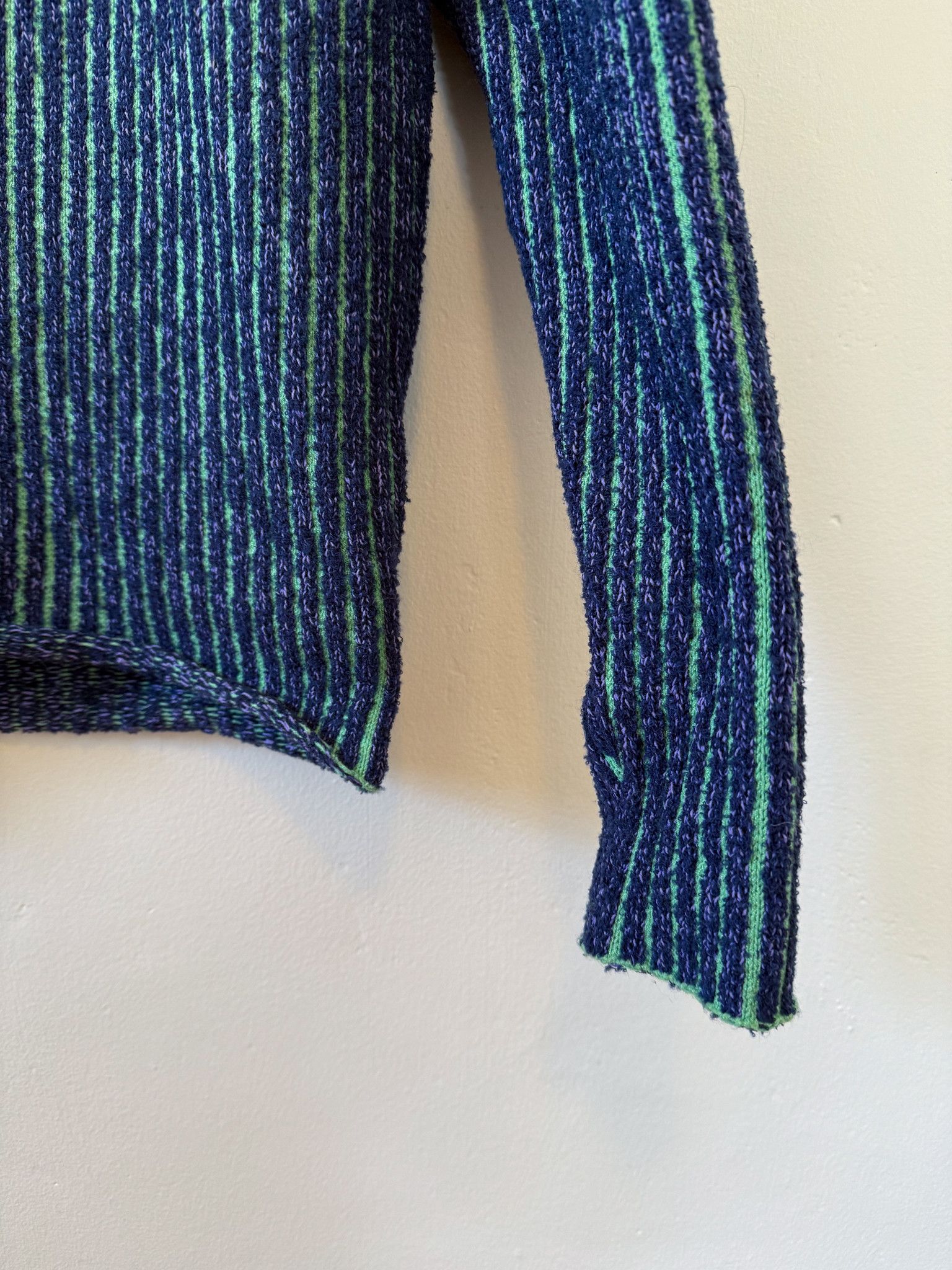 Acne Studios Stripe High Neck Sweater Green/multi Size US M / EU 48-50 / 2 - 7 Thumbnail