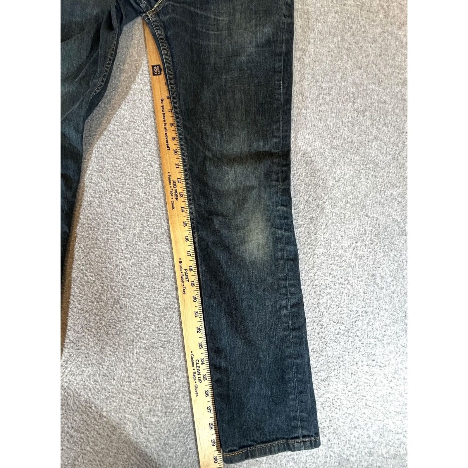 Levi's Levi's 511 Slim Men Jeans 32x30 Dark Wash Blue Denim Stretch Tapered Pockets Logo 90s? No Size US 32 / EU 48 - 3 Thumbnail