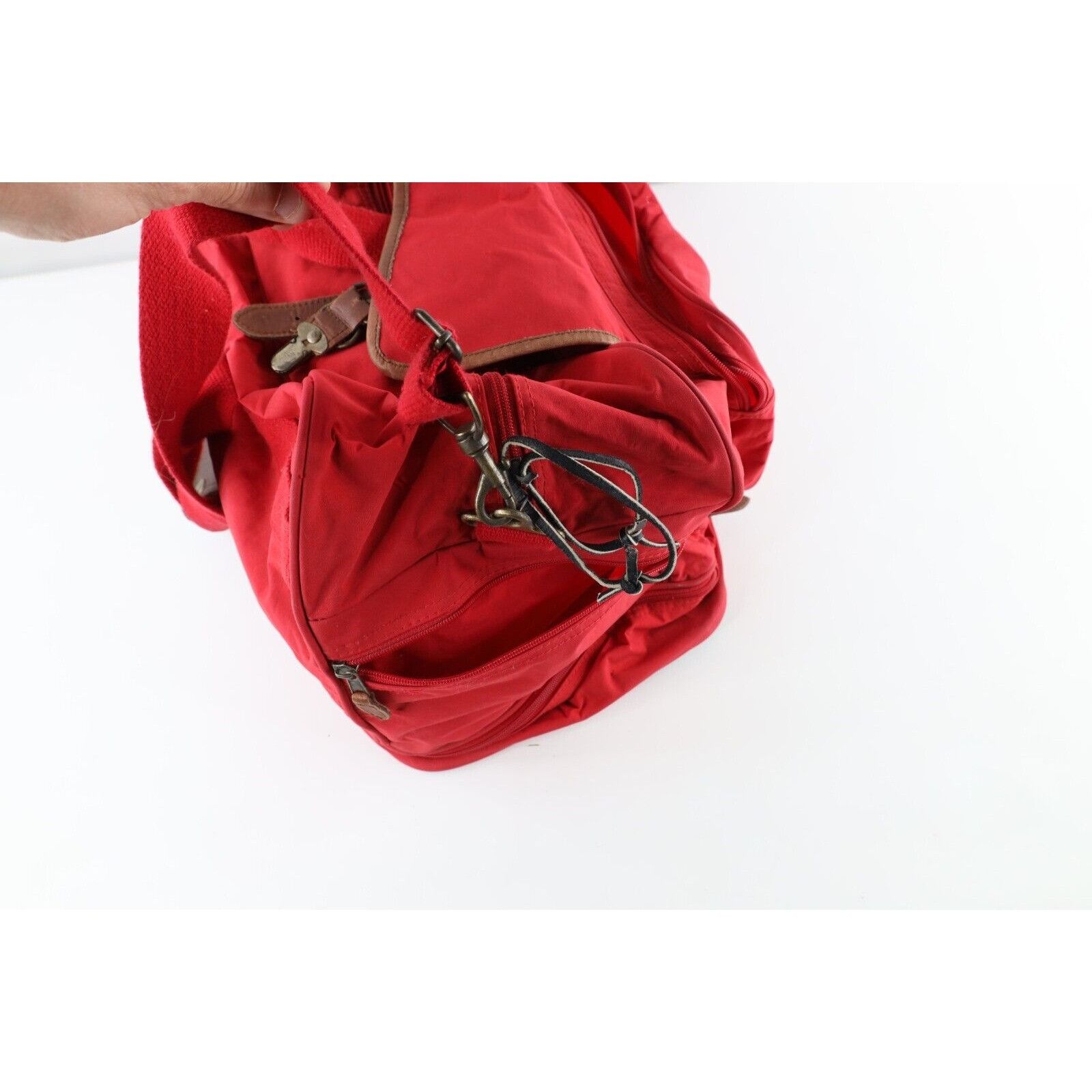 Marlboro × Vintage Vintage 90s Distressed Spell Out Marlboro Duffel Bag Size ONE SIZE - 15 Thumbnail