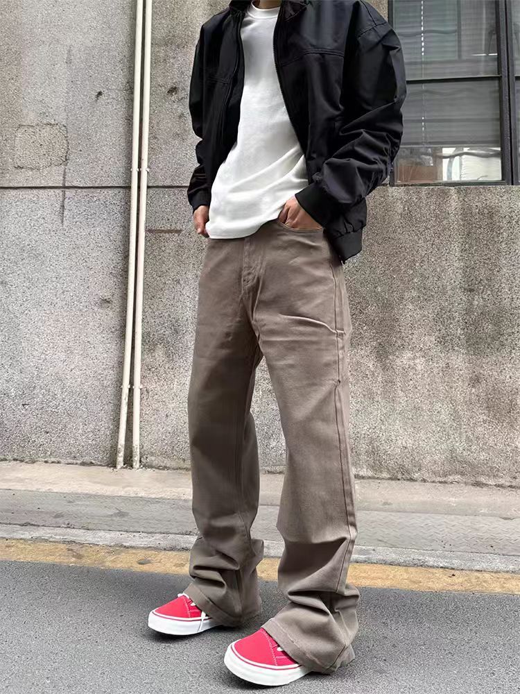 Designer × Jean × Vintage Vintage straight leg micro flare casual micro stretch jeans Size US 34 / EU 50 - 2 Thumbnail