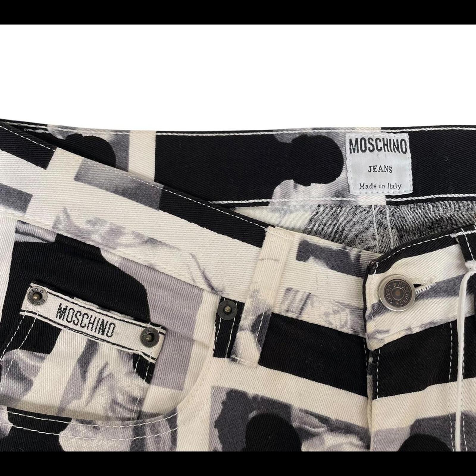 Moschino Vintage 1995 Moschino Franco Moschino Shadow Print Jeans Size US 32 / EU 48 - 5 Thumbnail