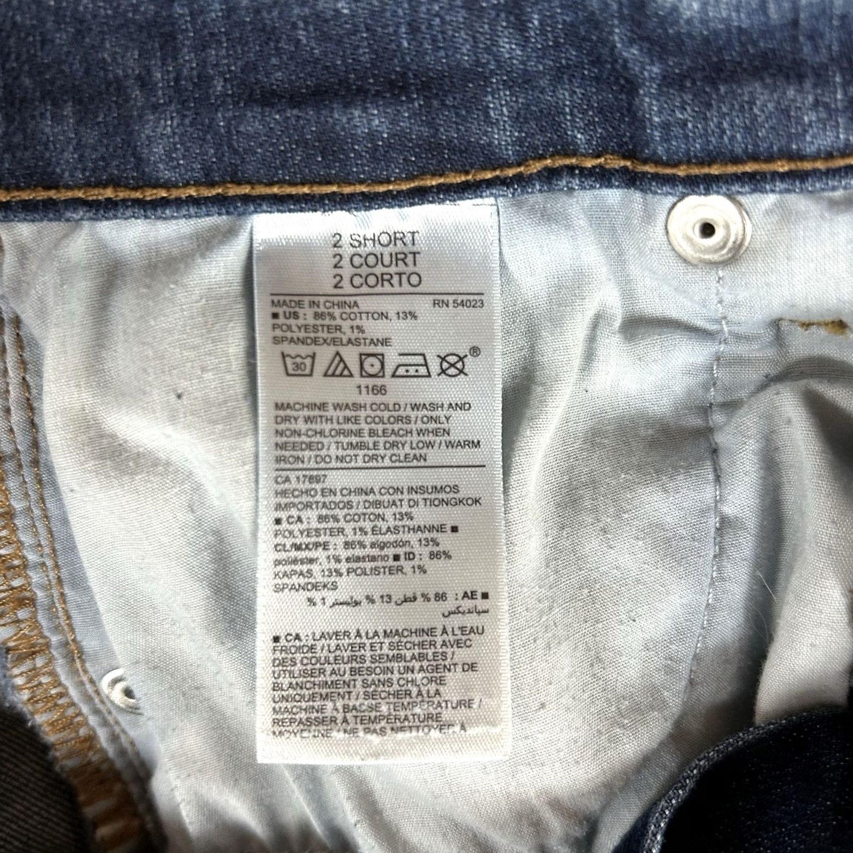 Old Navy Old Navy Original Mid Rise Skinny Jeans Women Size 2 Short Blue Medium Wash 2S Size 26" / US 2 / IT 38 - 6 Thumbnail
