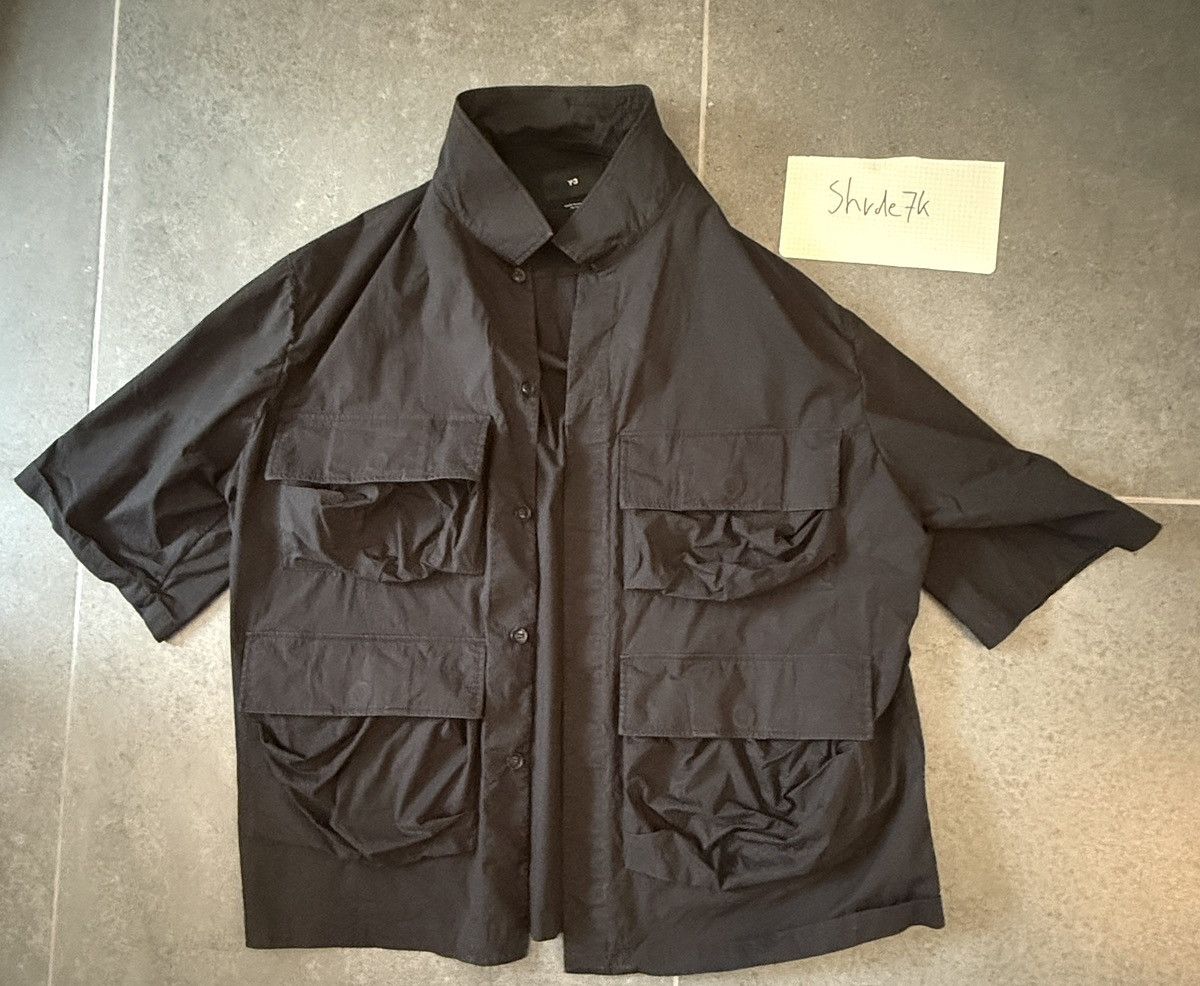 Y-3 Yohji Yamamoto Short Sleeve Pocket Shirt Size US XL / EU 56 / 4 - 1 Thumbnail