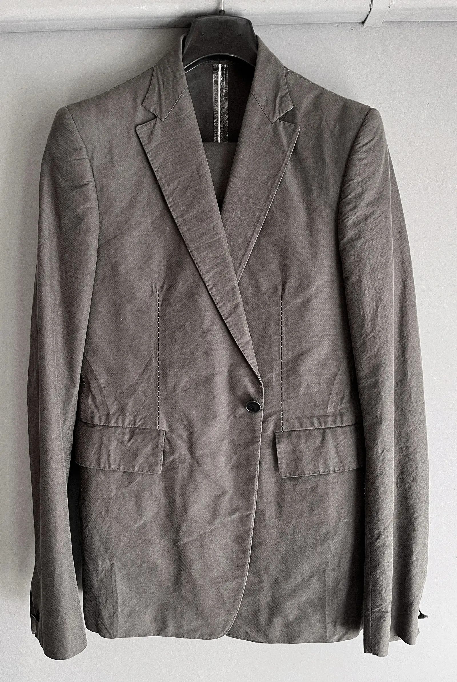 Carol Christian Poell Unlined Contrast Meltchain Suit Set Size 48L - 2 Thumbnail