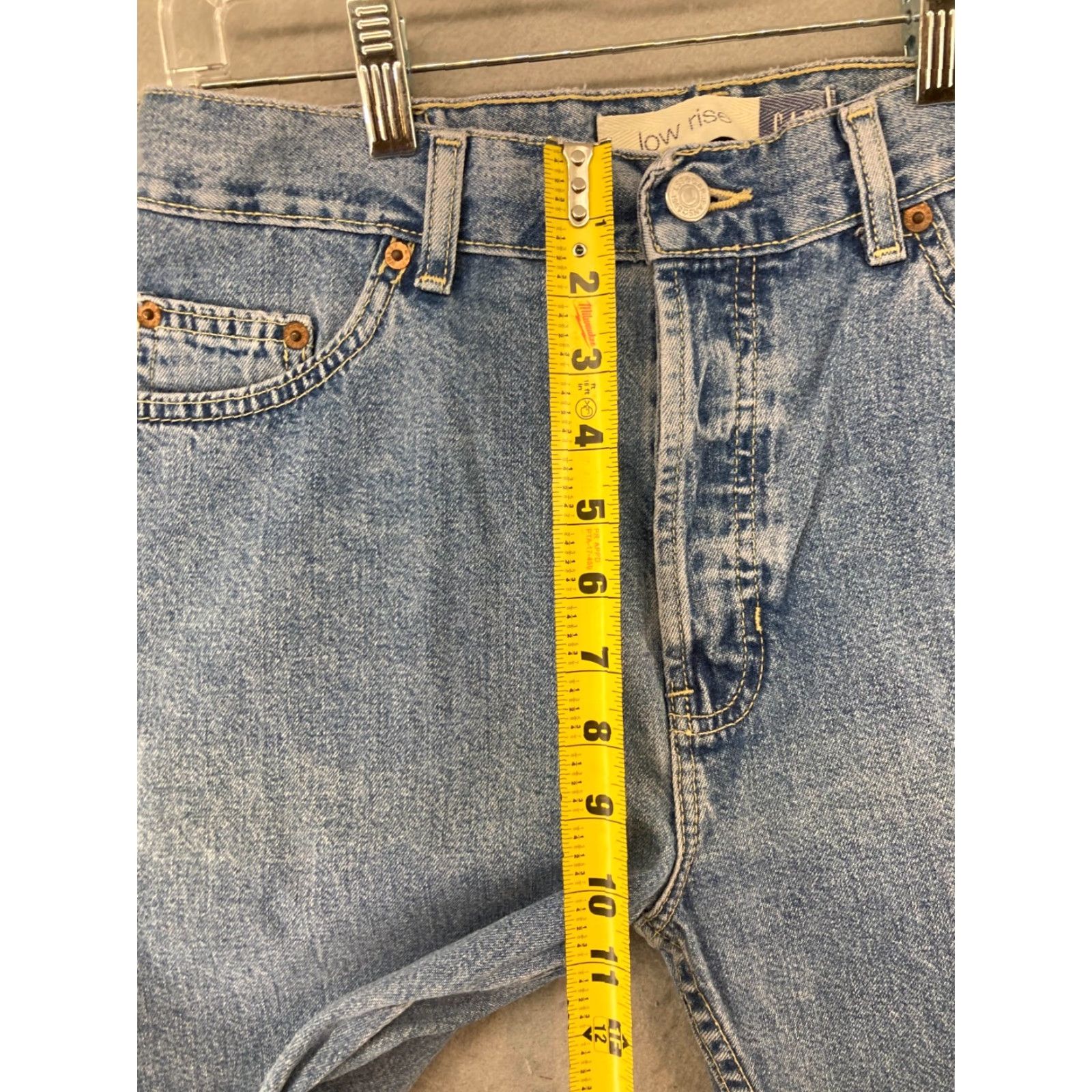 Gap VINTAGE Gap Jeans 30 Blue High Rise Mom 90s Denim Womens Size 30" / US 8 / IT 44 - 4 Thumbnail