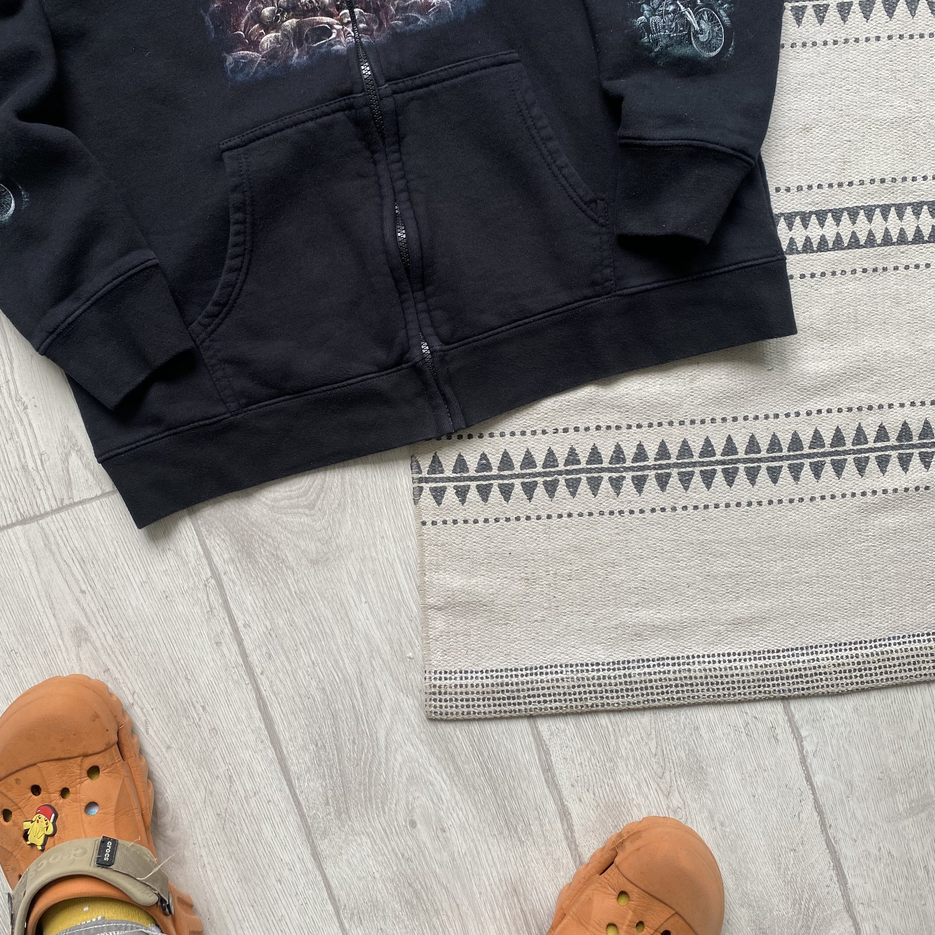 Affliction ☠️ Vintage Rock Skulls zip hoodie Horror Wild Affliction Size US M / EU 48-50 / 2 - 5 Thumbnail
