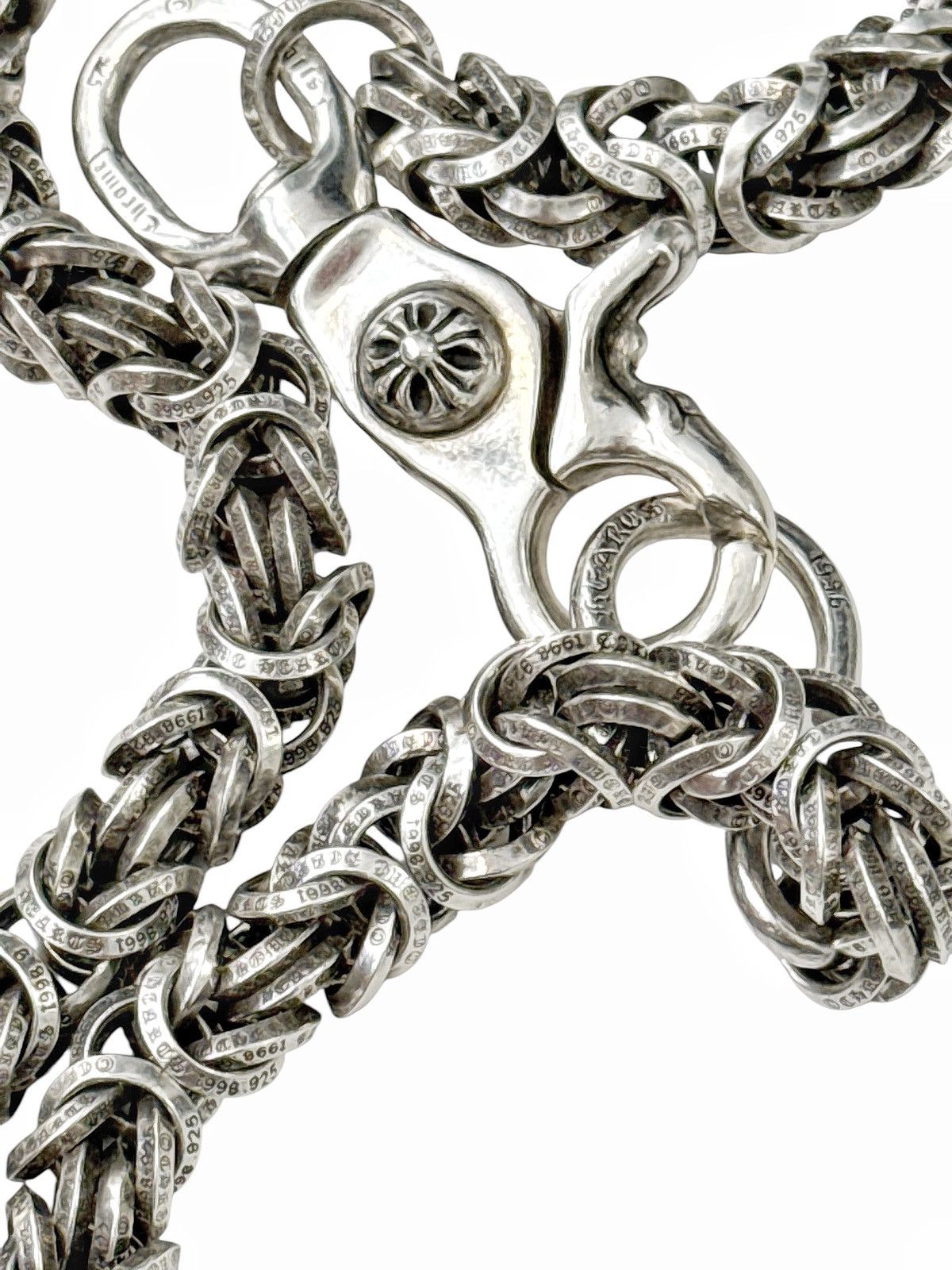 Chrome Hearts Interweave B Chain Wallet Rings Chain w Lobster Clasp Size ONE SIZE - 2 Thumbnail