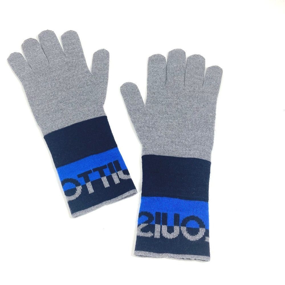 Louis Vuitton Louis Vuitton M71247 Gon Lv. Horizon Glove Accessories Wool Men Gray Size ONE SIZE - 1 Thumbnail