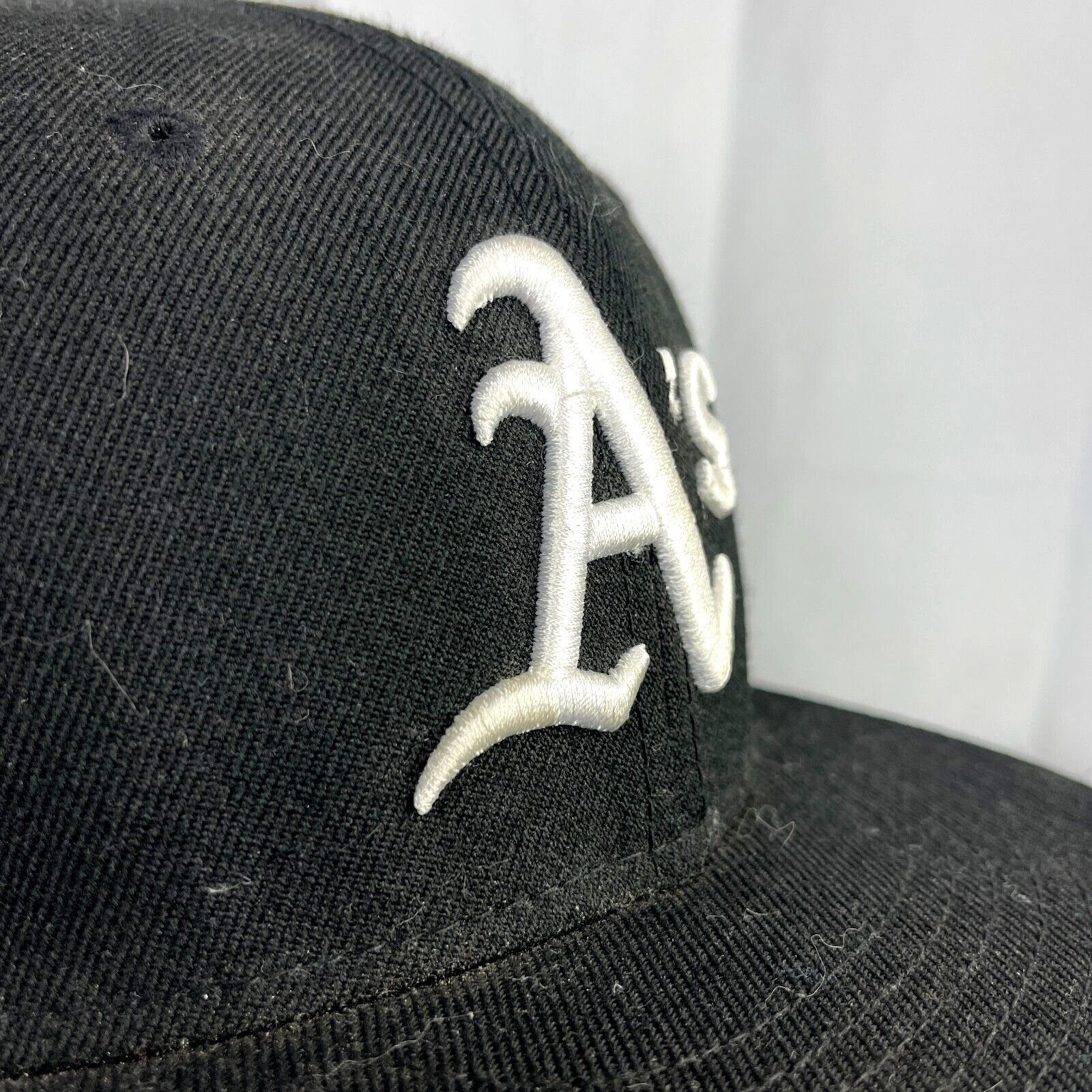 New Era Oakland A's Athletics New Era 7.5 MLB Fitted Baseball Cap In Size 46 - 5 Thumbnail