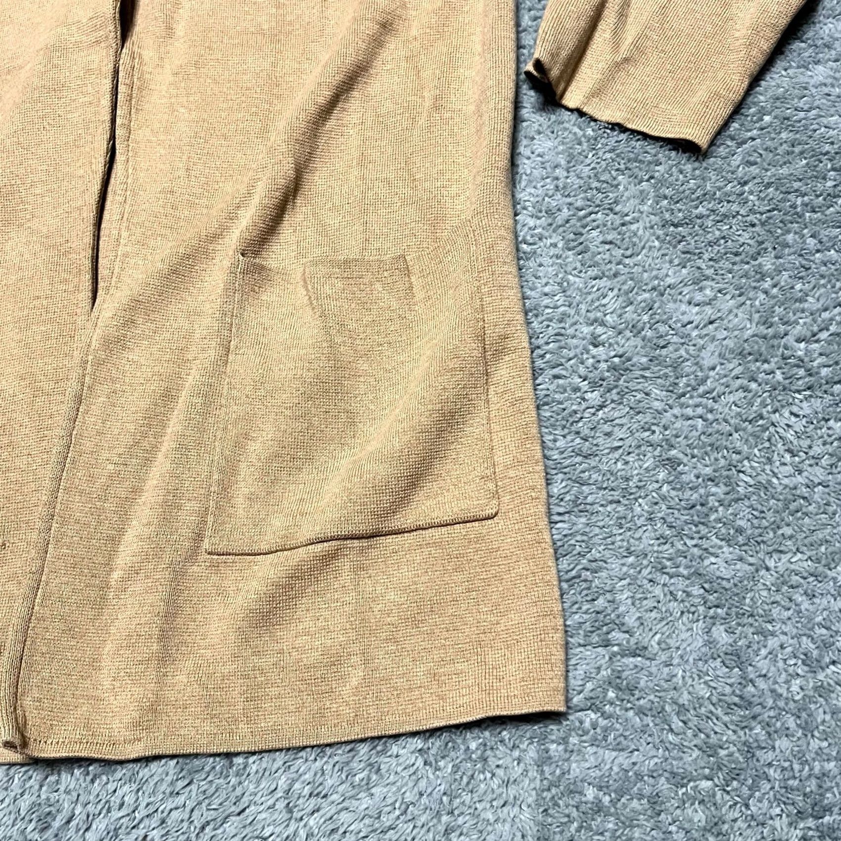 J.Crew J.Crew Sweater Blazer Womens Medium Sophie Academia J.Crew Tan Wool Blend Cardigan M Womens Size M / US 6-8 / IT 42-44 - 3 Thumbnail