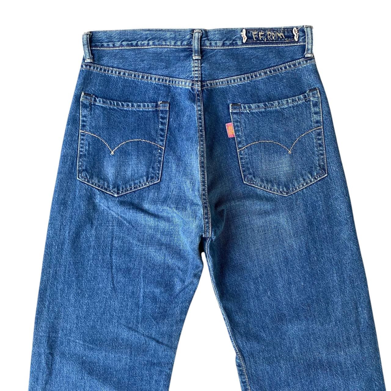 45rpm VINTAGE 90S 45RPM DENIM BLUEWASH STRAIGHT LEG Size US 30 / EU 46 - 11 Thumbnail