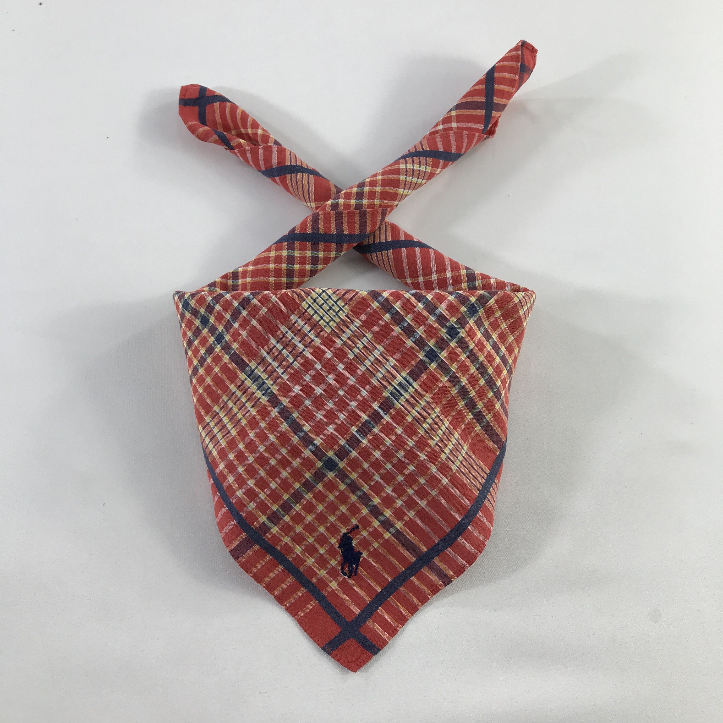 Polo Ralph Lauren × Vintage Polo Ralph Lauren Bandana / Handkerchief / Neckerchief -S546 Size ONE SIZE - 3 Thumbnail