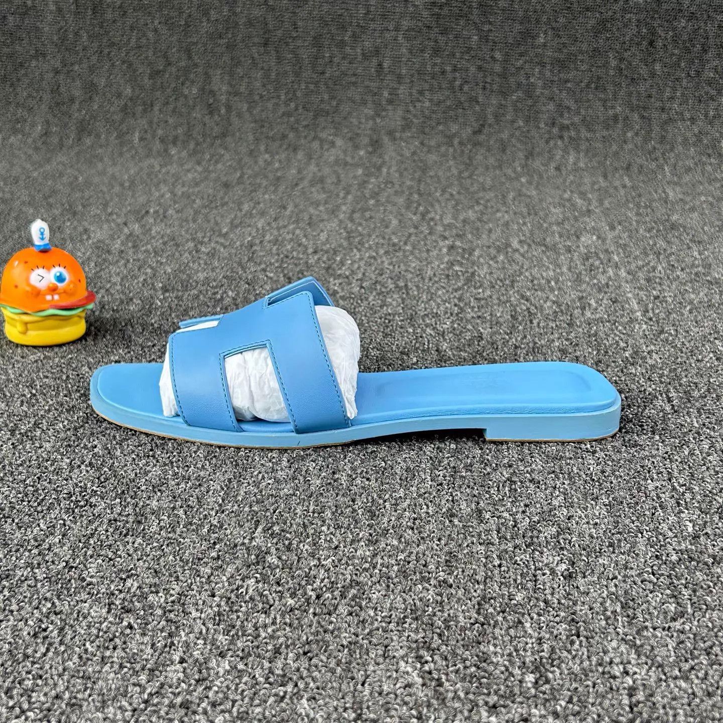 Hermes Hermes Classic Blue H Sandal 39 Size US 8.5 / IT 38.5 - 3 Thumbnail