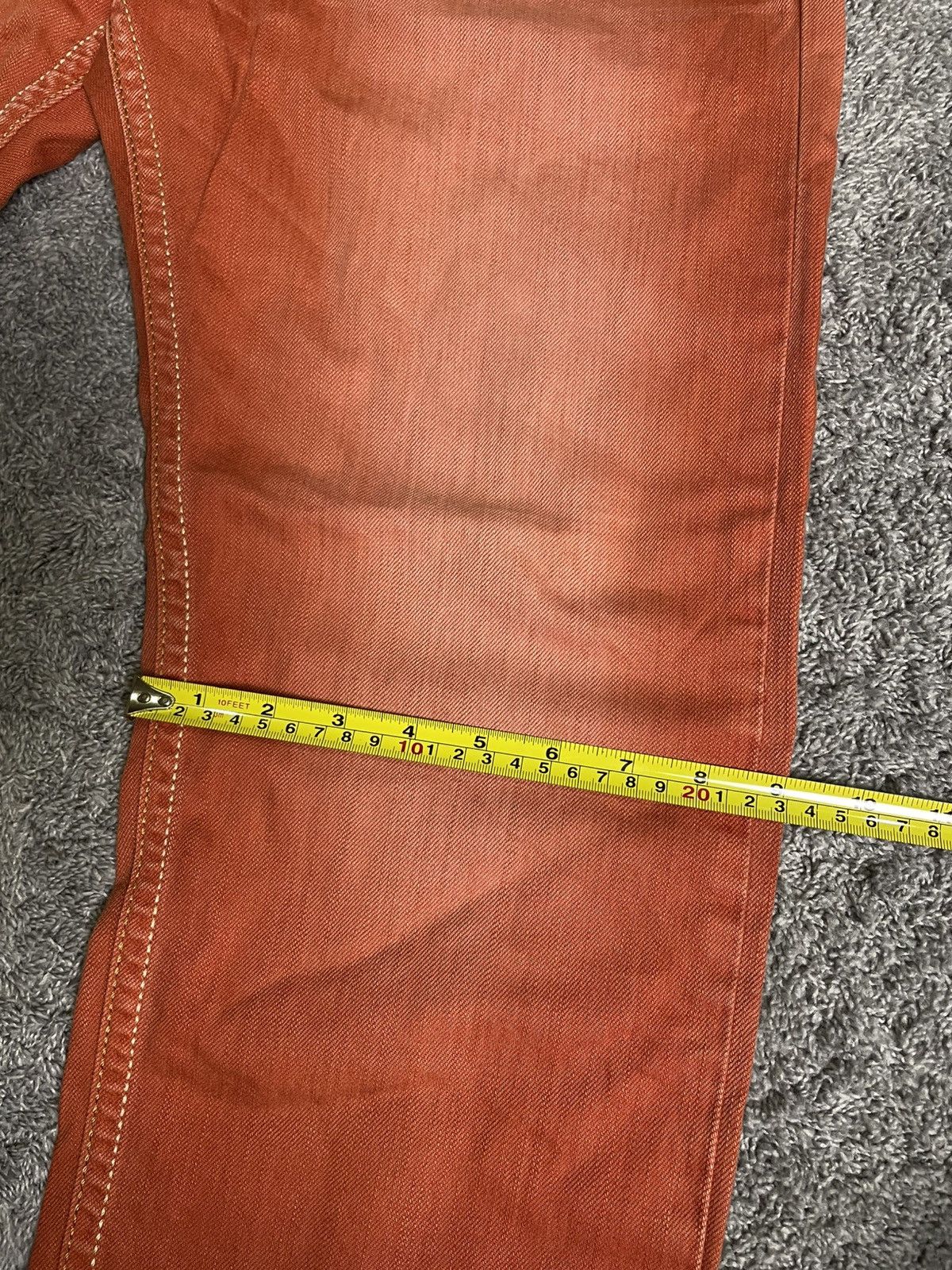 Edwin Rare Orange Edwin Exclusive Vintage Pant Size US 35 - 19 Thumbnail