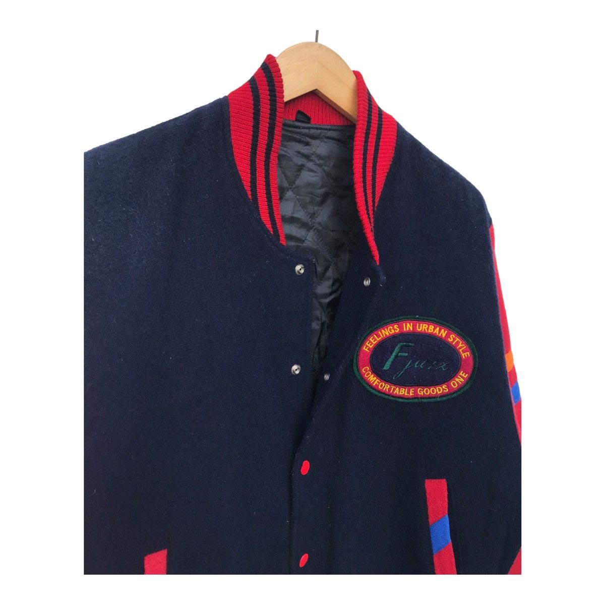 Japanese Brand Urban Style Multicolour Streetwear Varsity Jacket Size US M / EU 48-50 / 2 - 6 Thumbnail