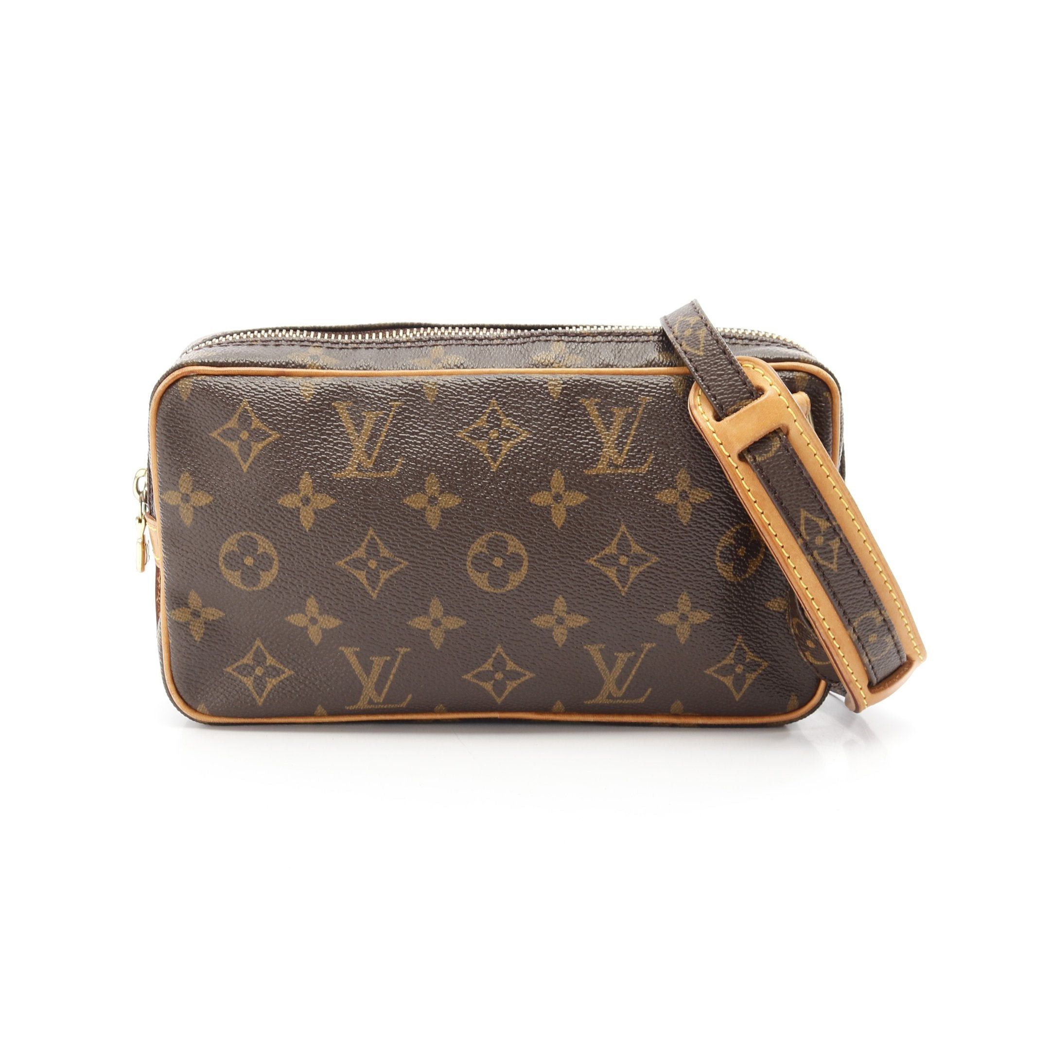Louis Vuitton Louis Vuitton Marly Monogram Shoulder Bag Leather Brown Size ONE SIZE - 1 Thumbnail