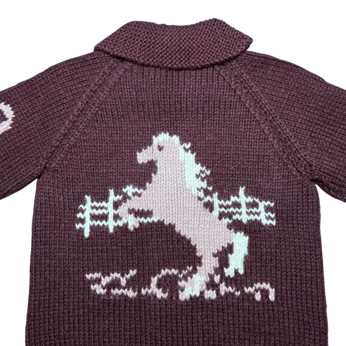 Other Vintage 1960s Cowichan Wool Horse Barn Horses Knit Sweater Size US M / EU 48-50 / 2 - 9 Thumbnail