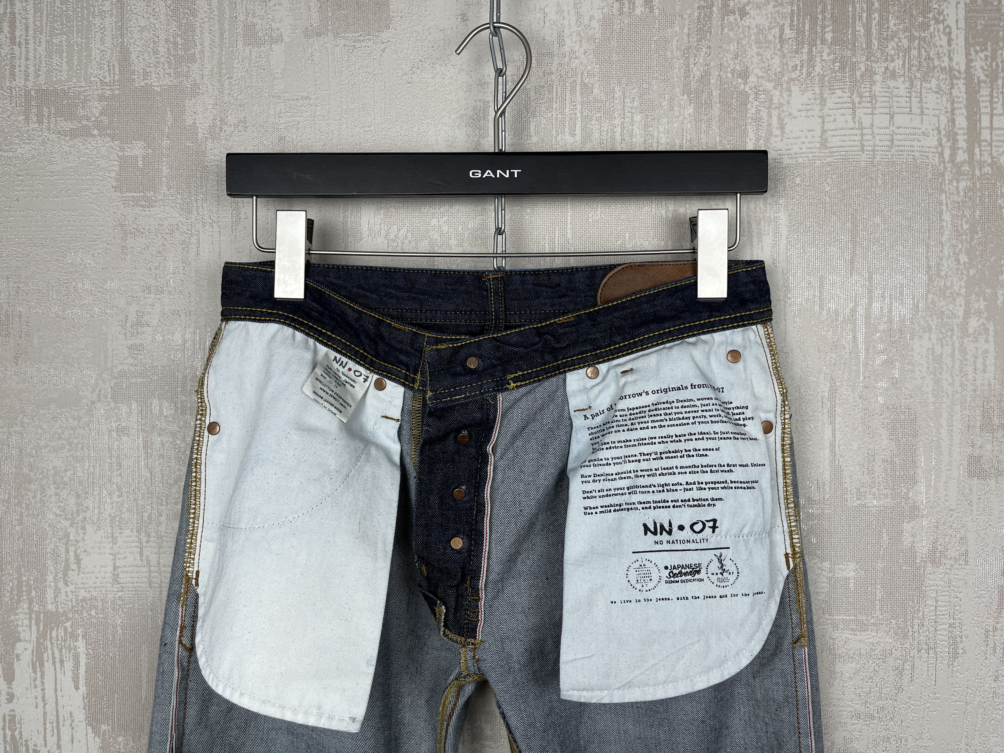 NN07 NN07 No Nationality Selvedge Denim Jeans Sz 30 / 34 Slim Fit Size US 30 / EU 46 - 18 Thumbnail