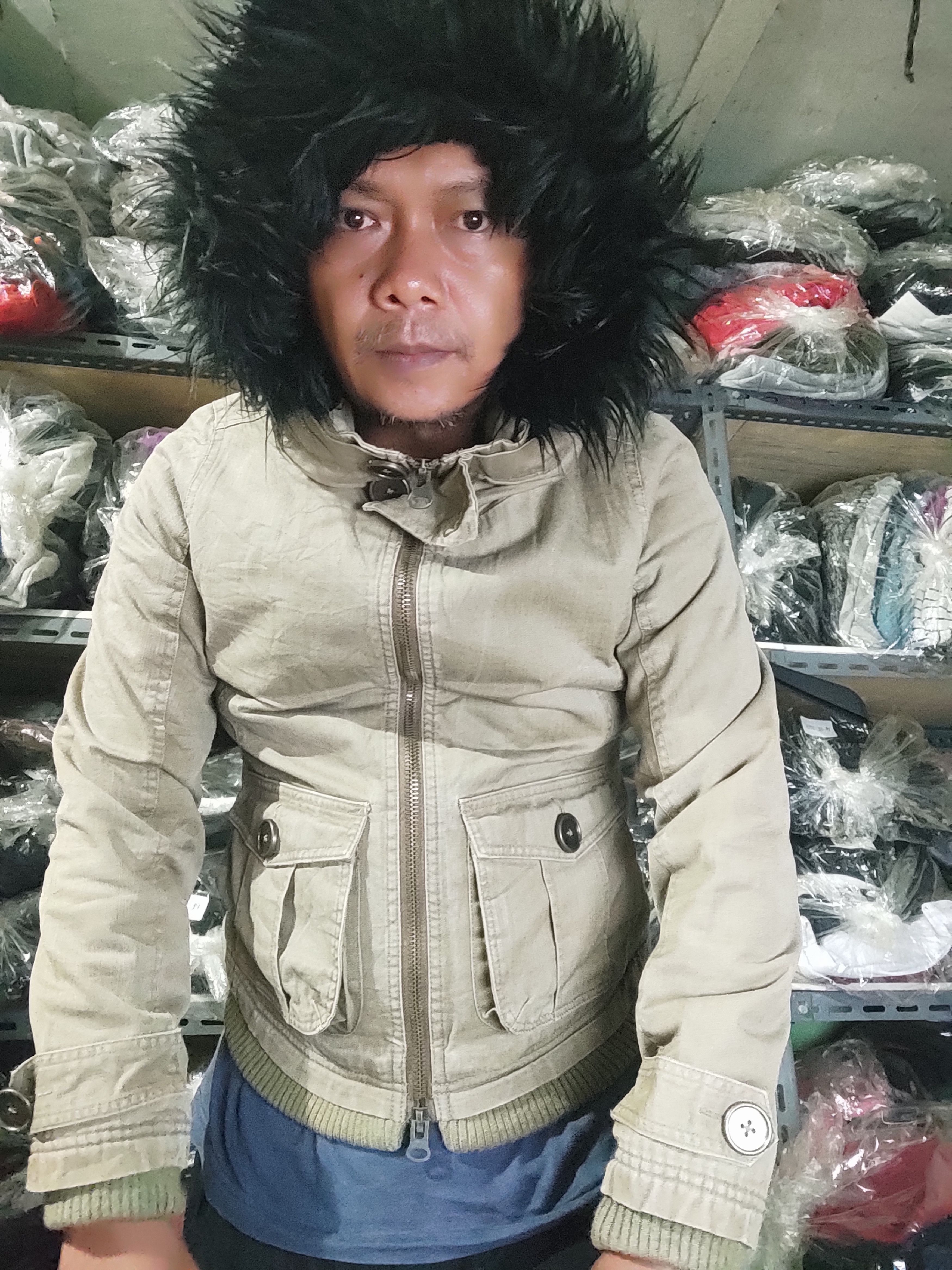 If Six Was Nine Lucky Store Double Zipper Fur Hoodie Parka i6w9 Lgb Style Size US S / EU 44-46 / 1 - 19 Thumbnail