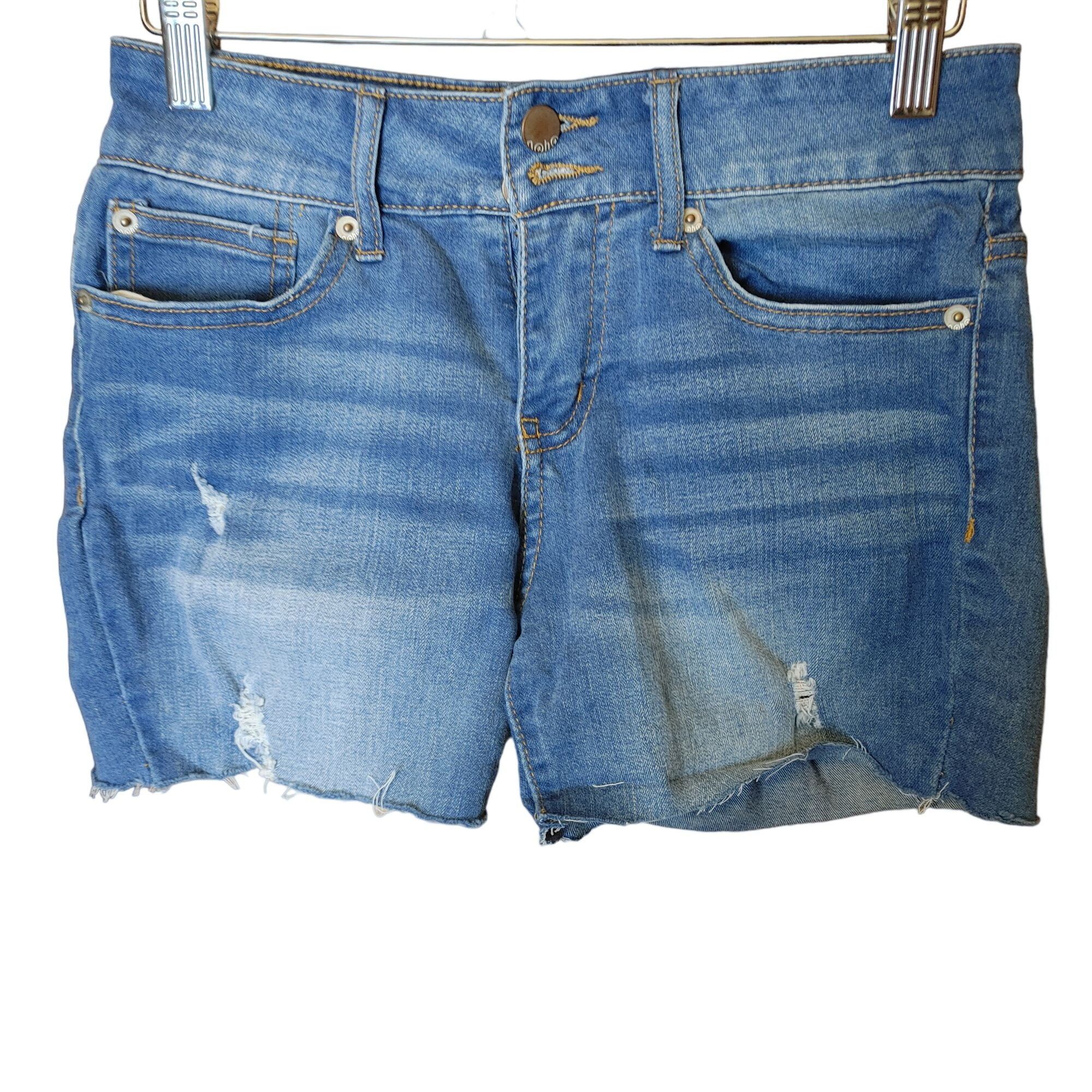 Other NOBO NO BOUNDARIES Womens 7 Blue Cut Off Denim Jean Shorts Z Size 28" / US 6 / IT 42 - 1 Thumbnail