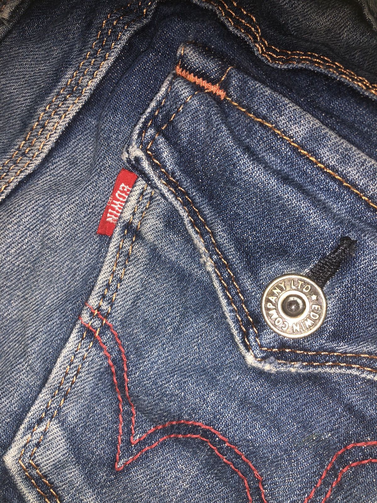 Edwin × Vintage VINTAGE EDWIN BLUE TRIP SELVEDGE DENIM Size 30" / US 8 / IT 44 - 22 Thumbnail